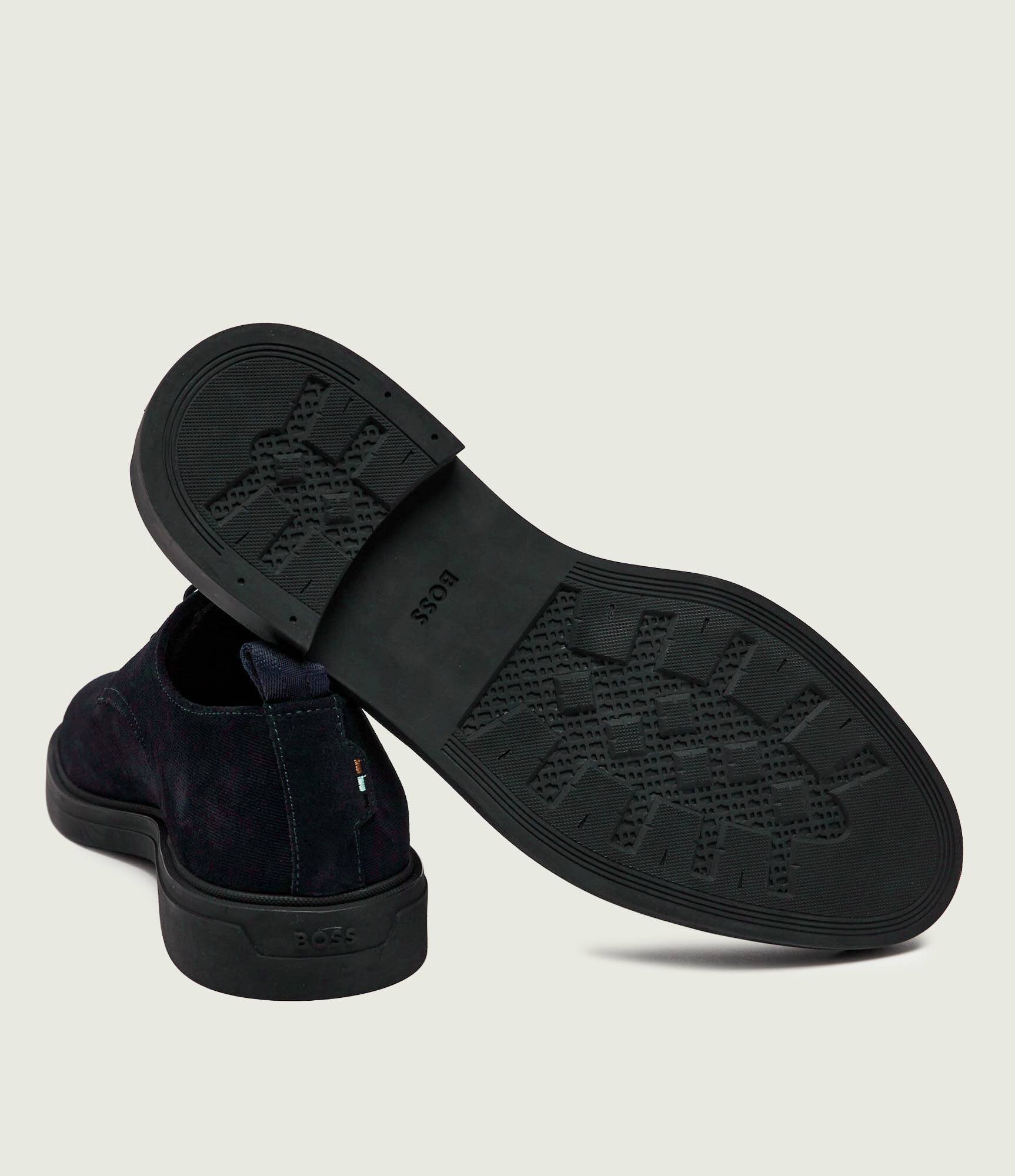 BOSS Black Pantofi derby Calev_Derb_sdplpr | piele întoarsă