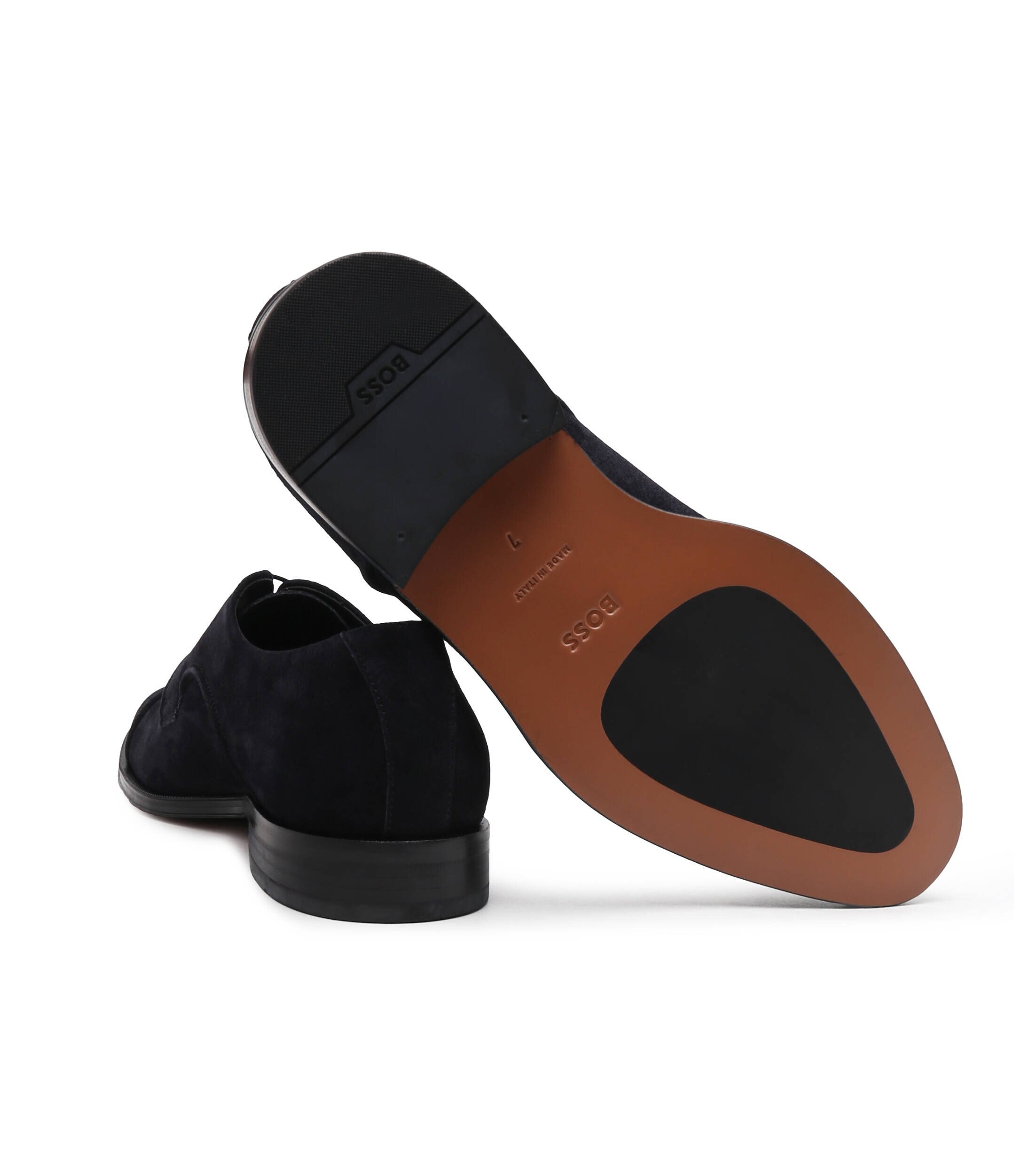 BOSS Black Pantofi derby Derrek_Derb_sdctly | piele întoarsă