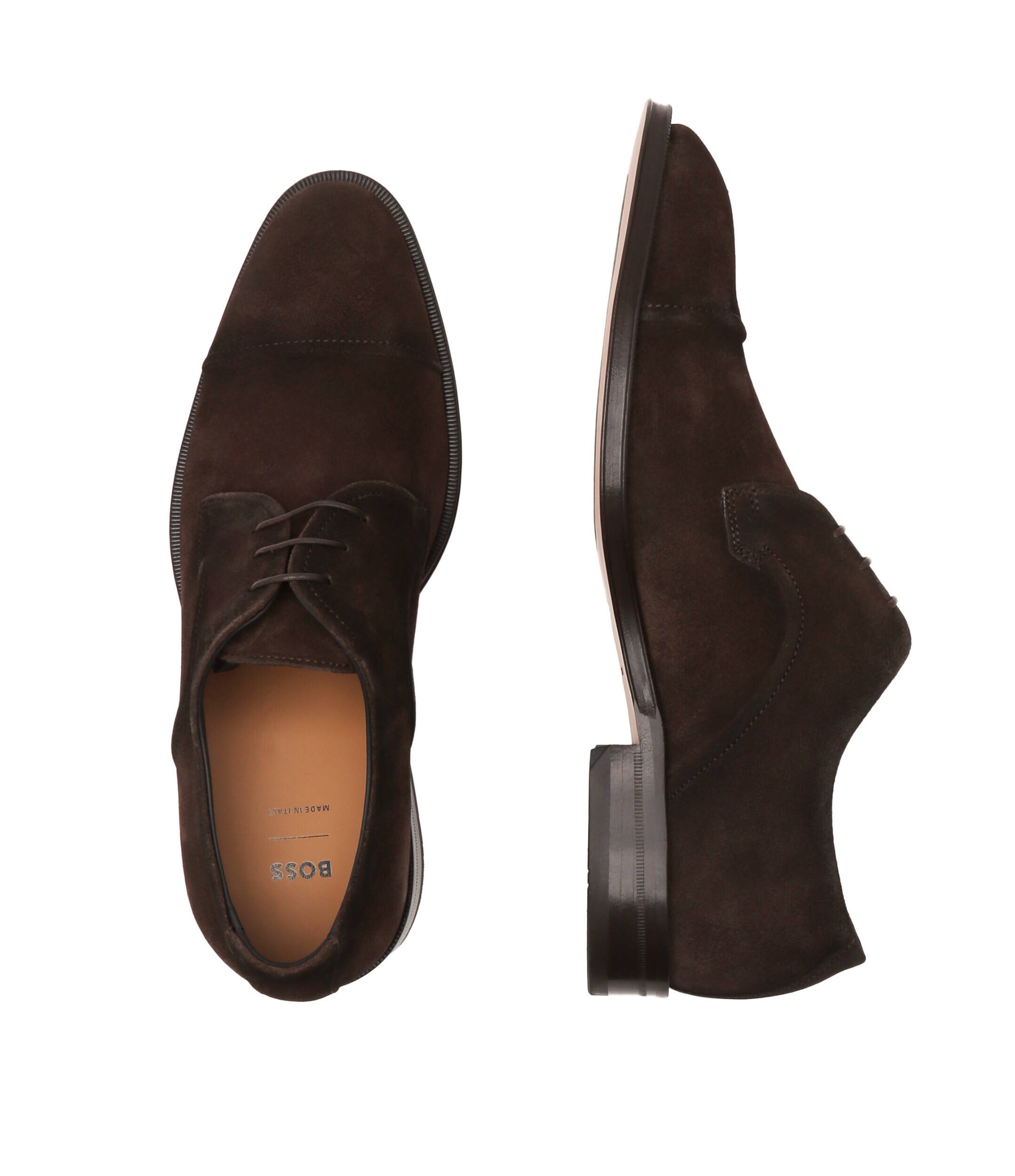 BOSS Black Pantofi derby Derrek_Derb_sdctly | piele întoarsă