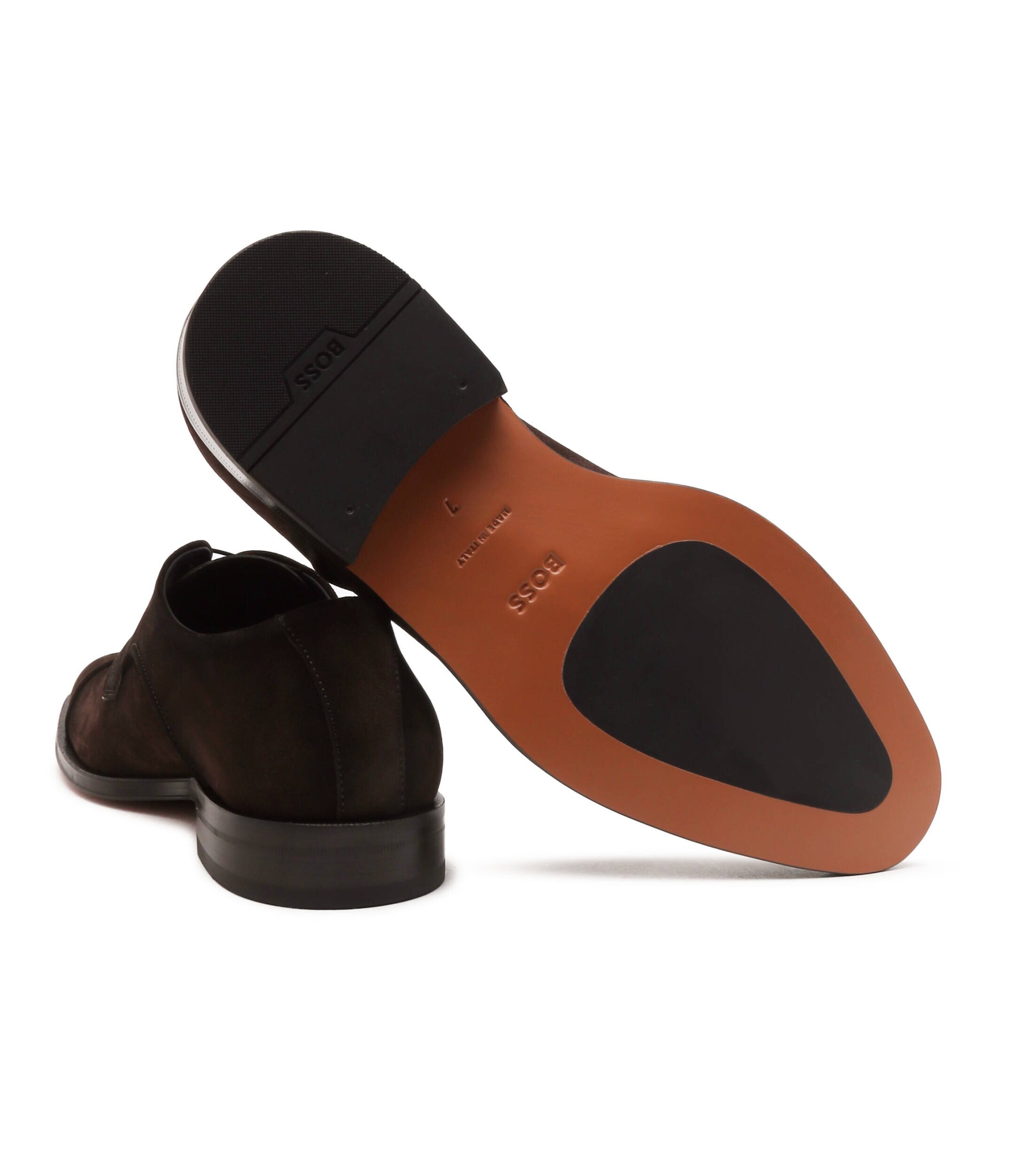 BOSS Black Pantofi derby Derrek_Derb_sdctly | piele întoarsă