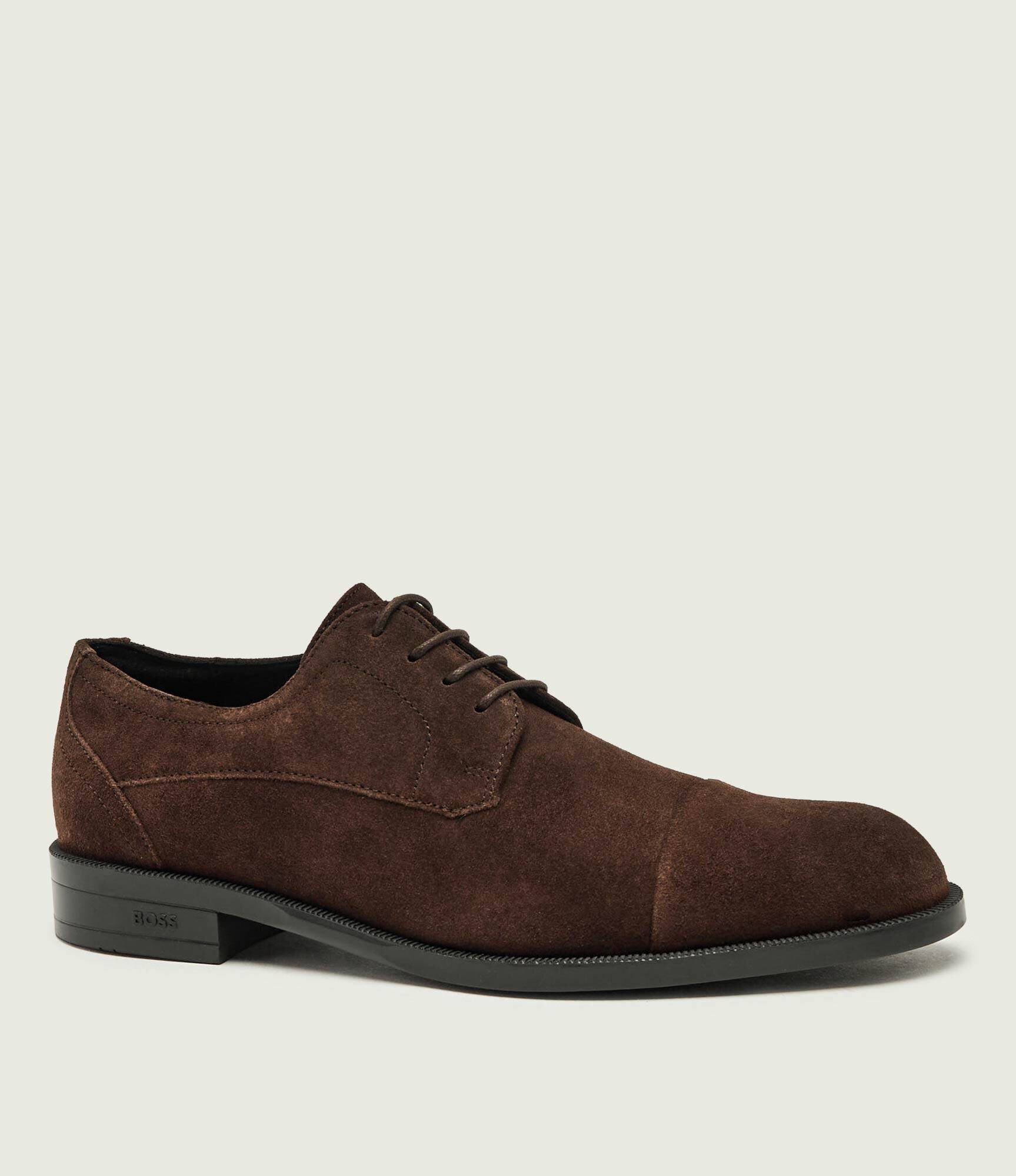BOSS Black Pantofi derby Tayil_Derb_sdct | piele întoarsă