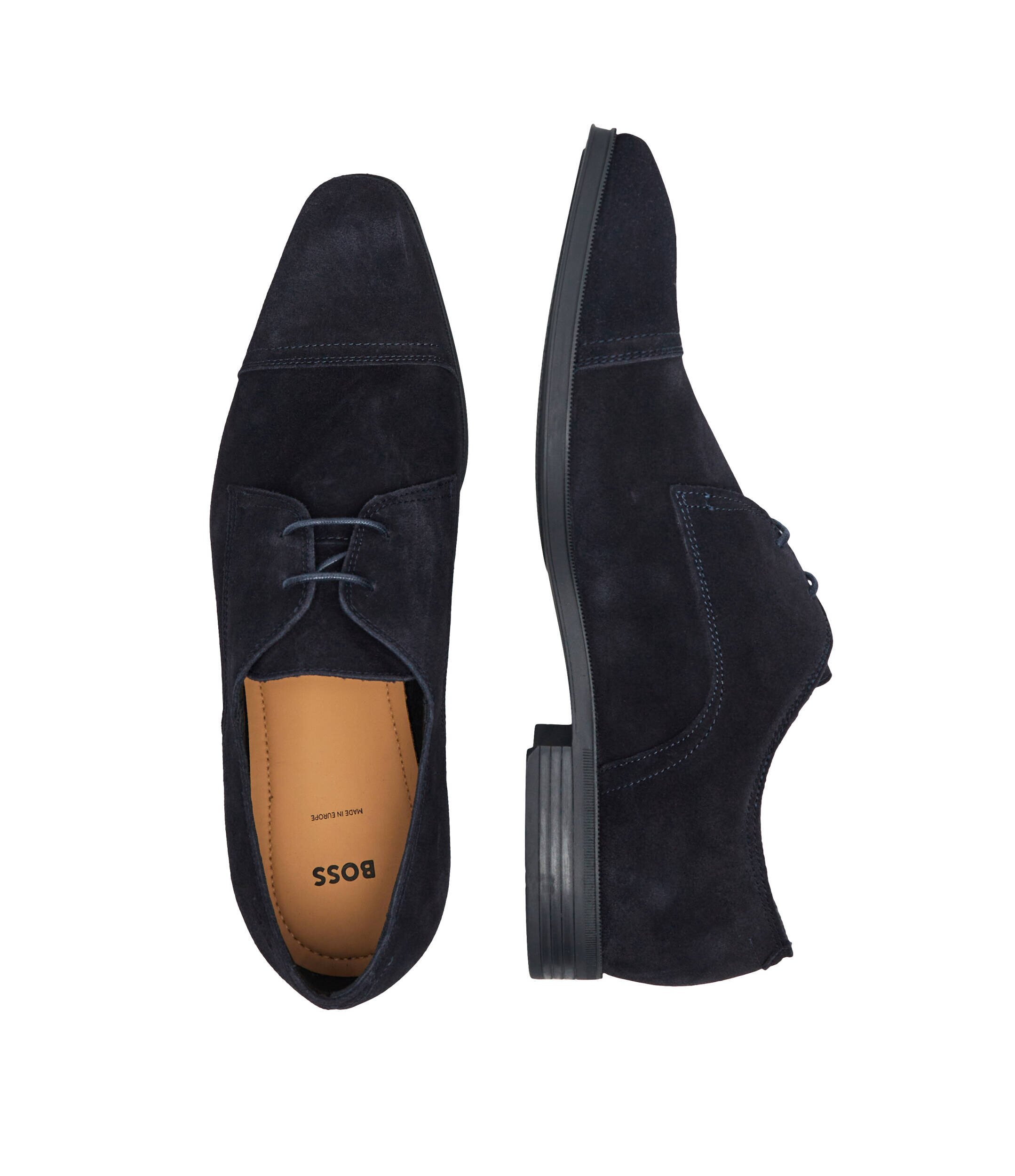 BOSS Black Pantofi derby Theon_Derb_sdtc | piele întoarsă