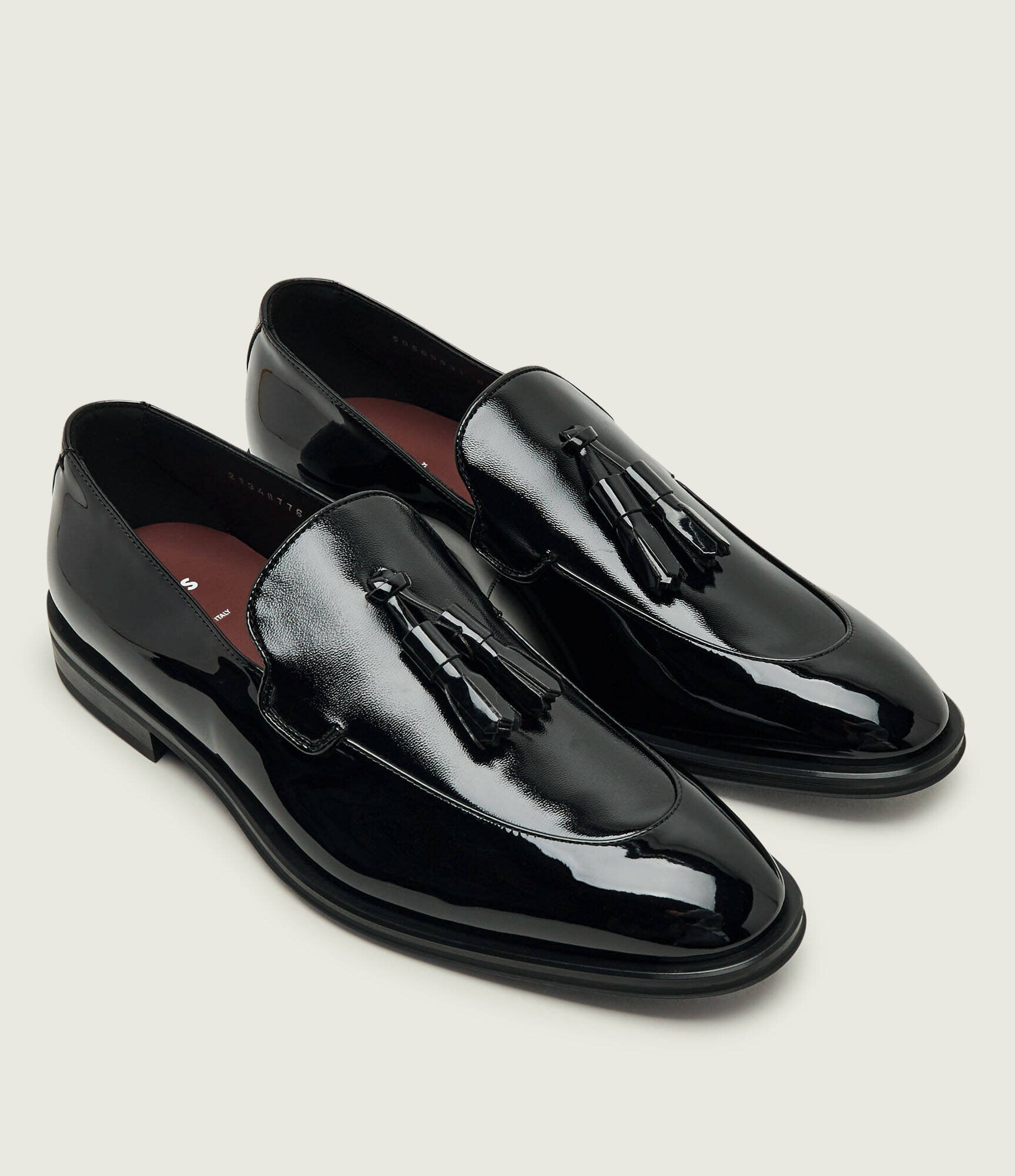 BOSS Black Pantofi loafer Derrek_Loaf_paprts cu adaos de piele