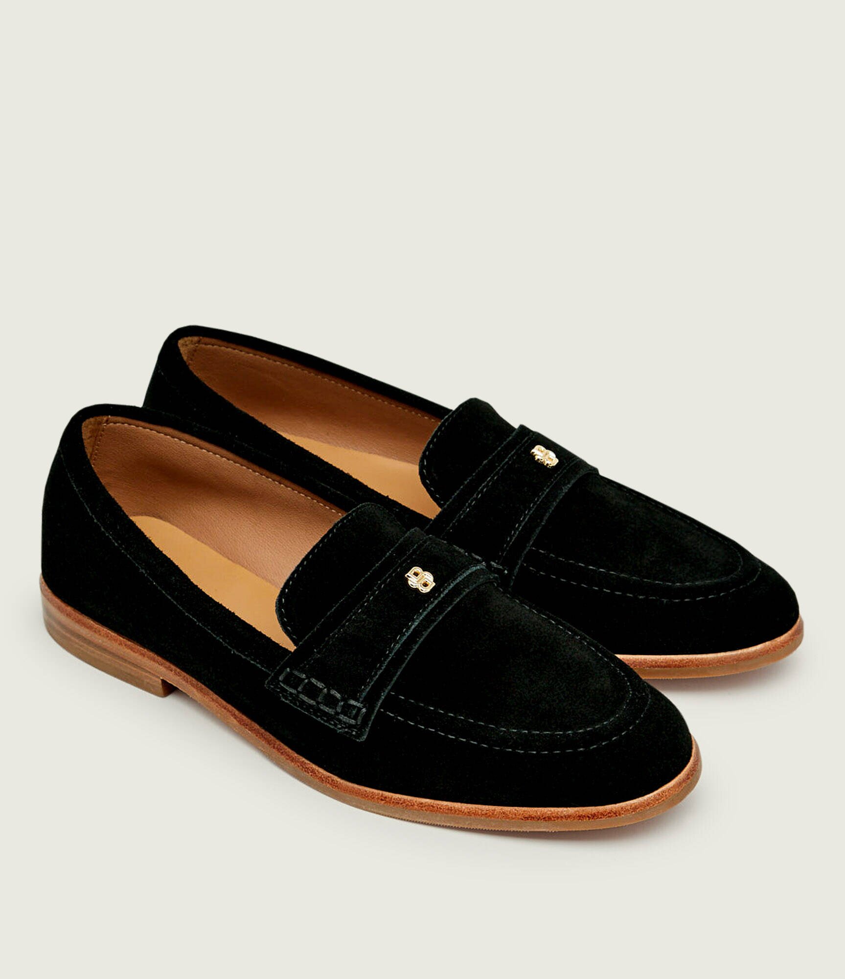 BOSS Black Pantofi loafer Helyan_Loaf_SDBB | piele întoarsă