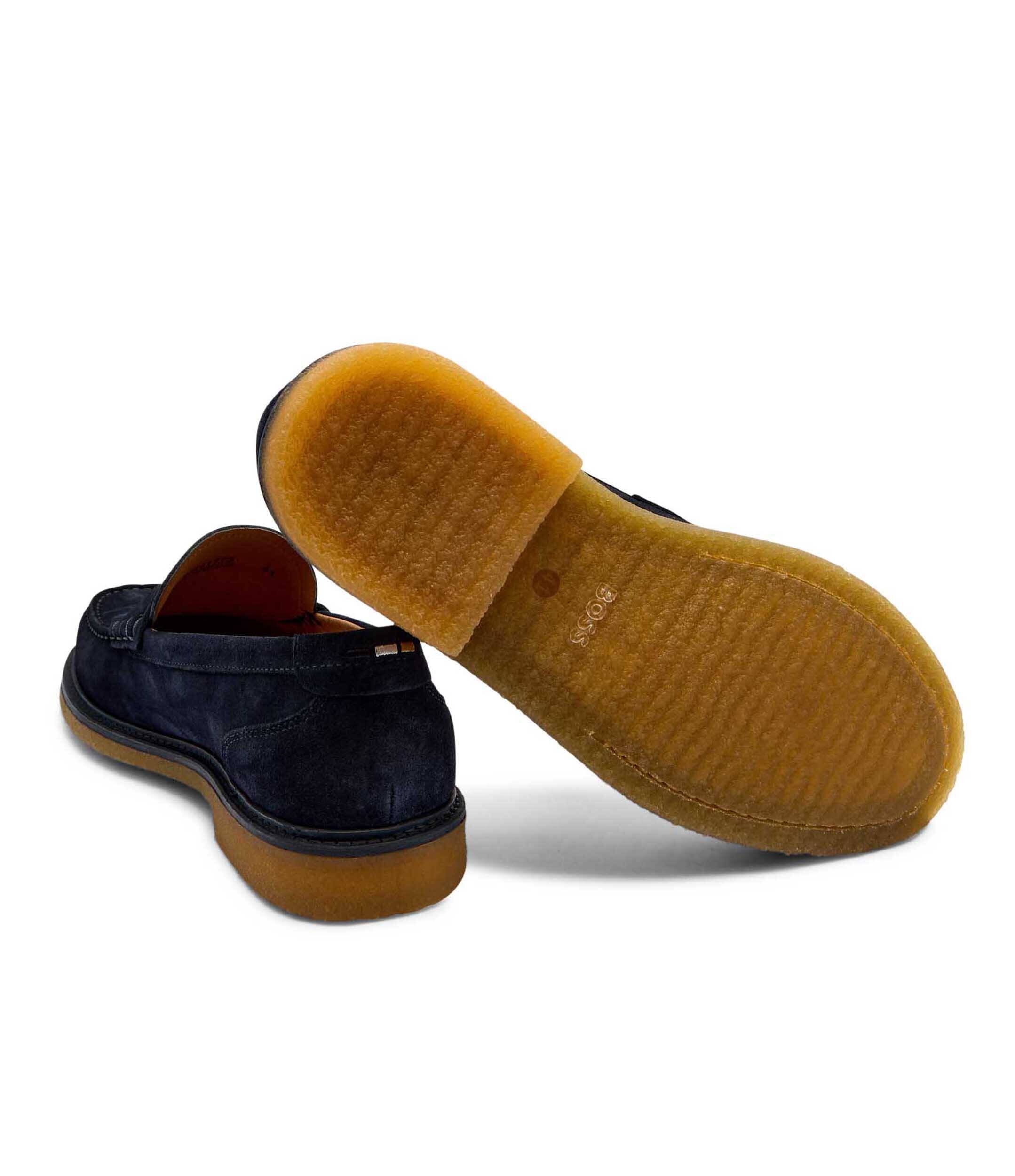 BOSS Black Pantofi loafer Kope_Mocc_sd | piele întoarsă