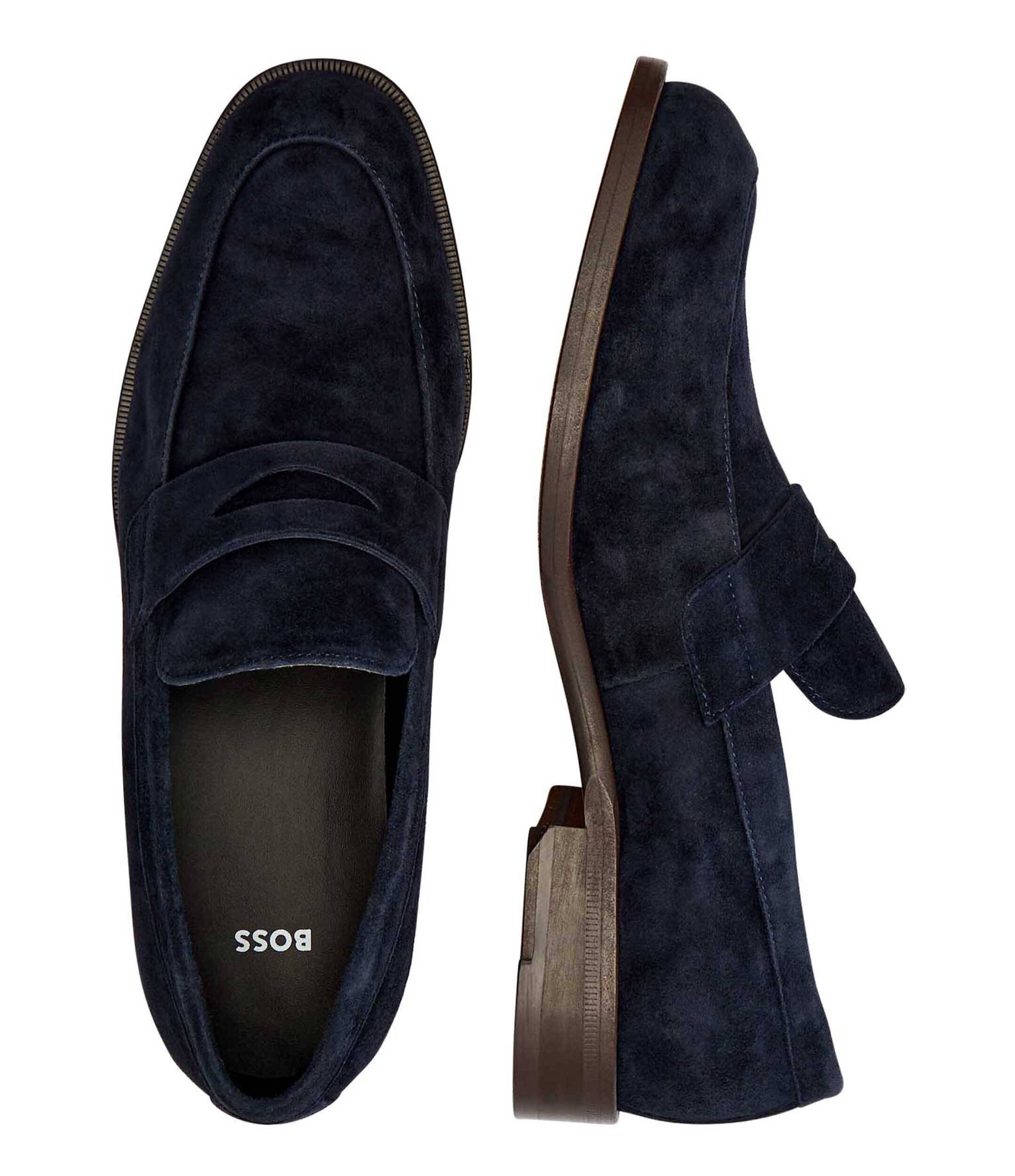 BOSS Black Pantofi loafer Limber | piele întoarsă