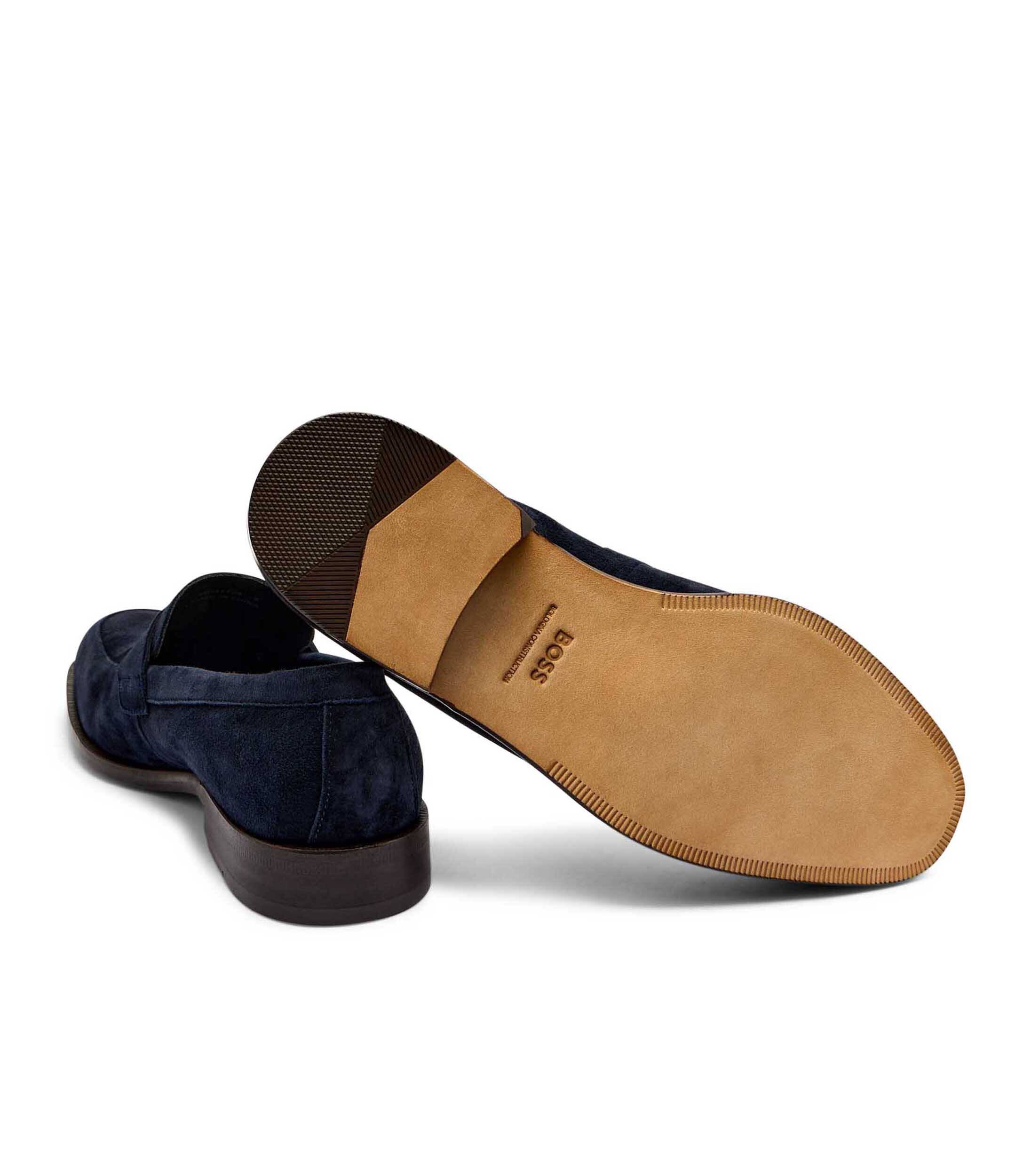 BOSS Black Pantofi loafer Limber | piele întoarsă