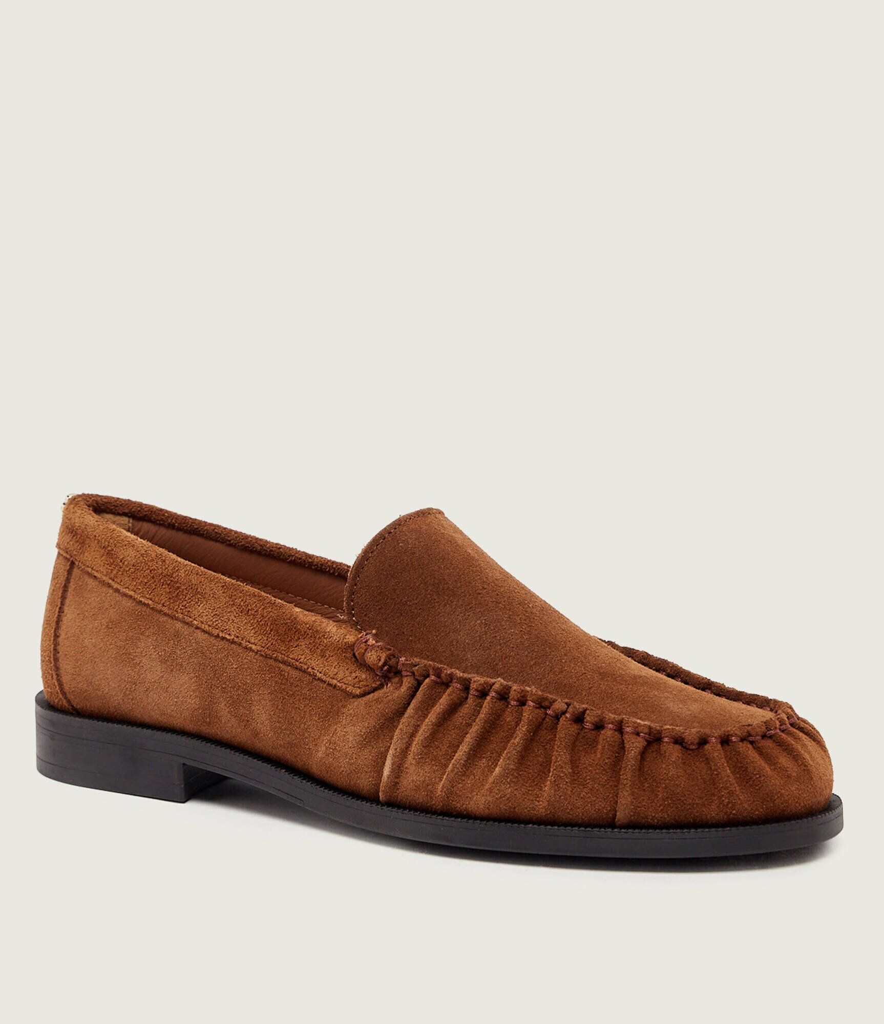 BOSS Black Pantofi loafer Lycia_Mocc_SD | piele întoarsă