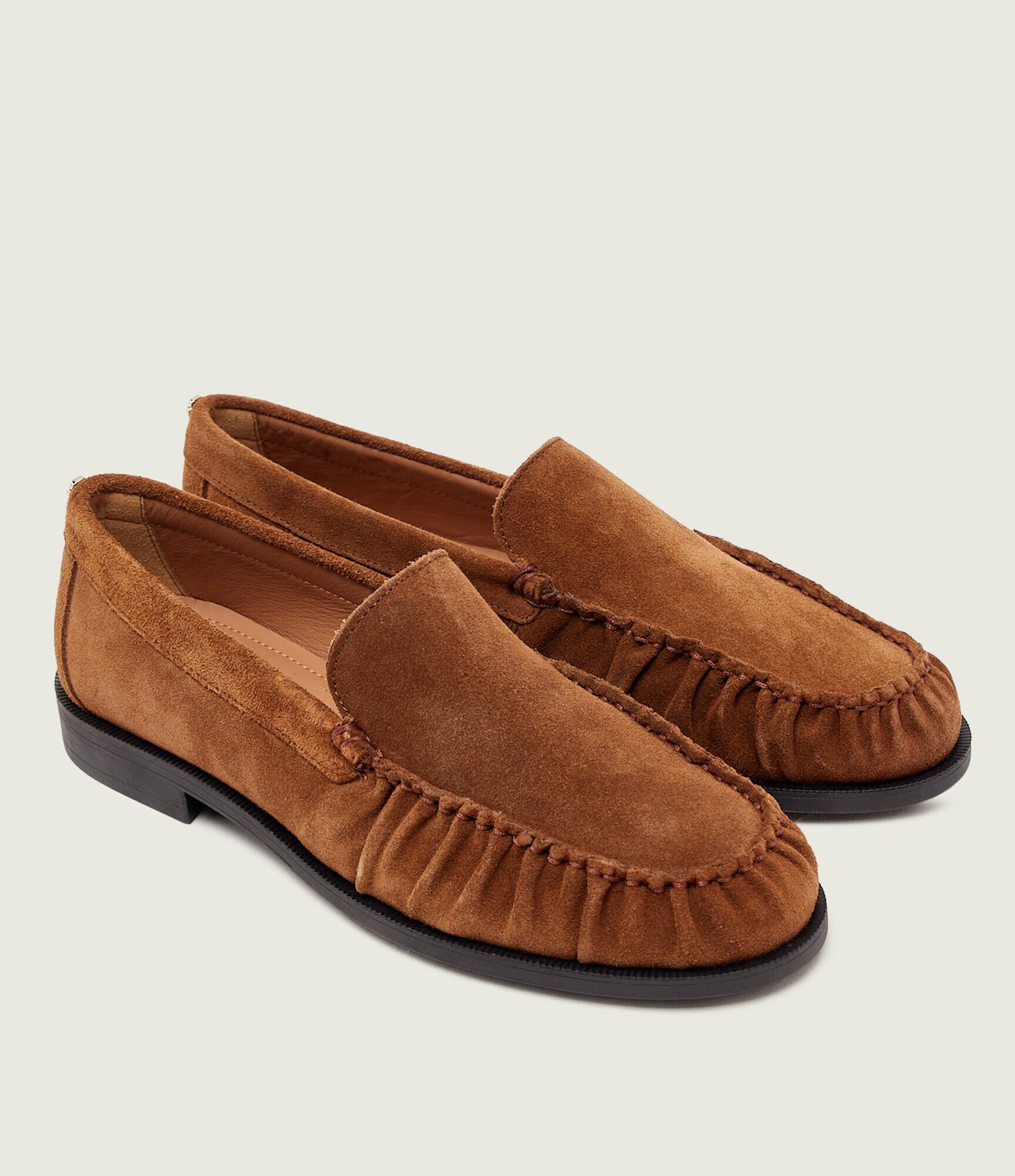 BOSS Black Pantofi loafer Lycia_Mocc_SD | piele întoarsă