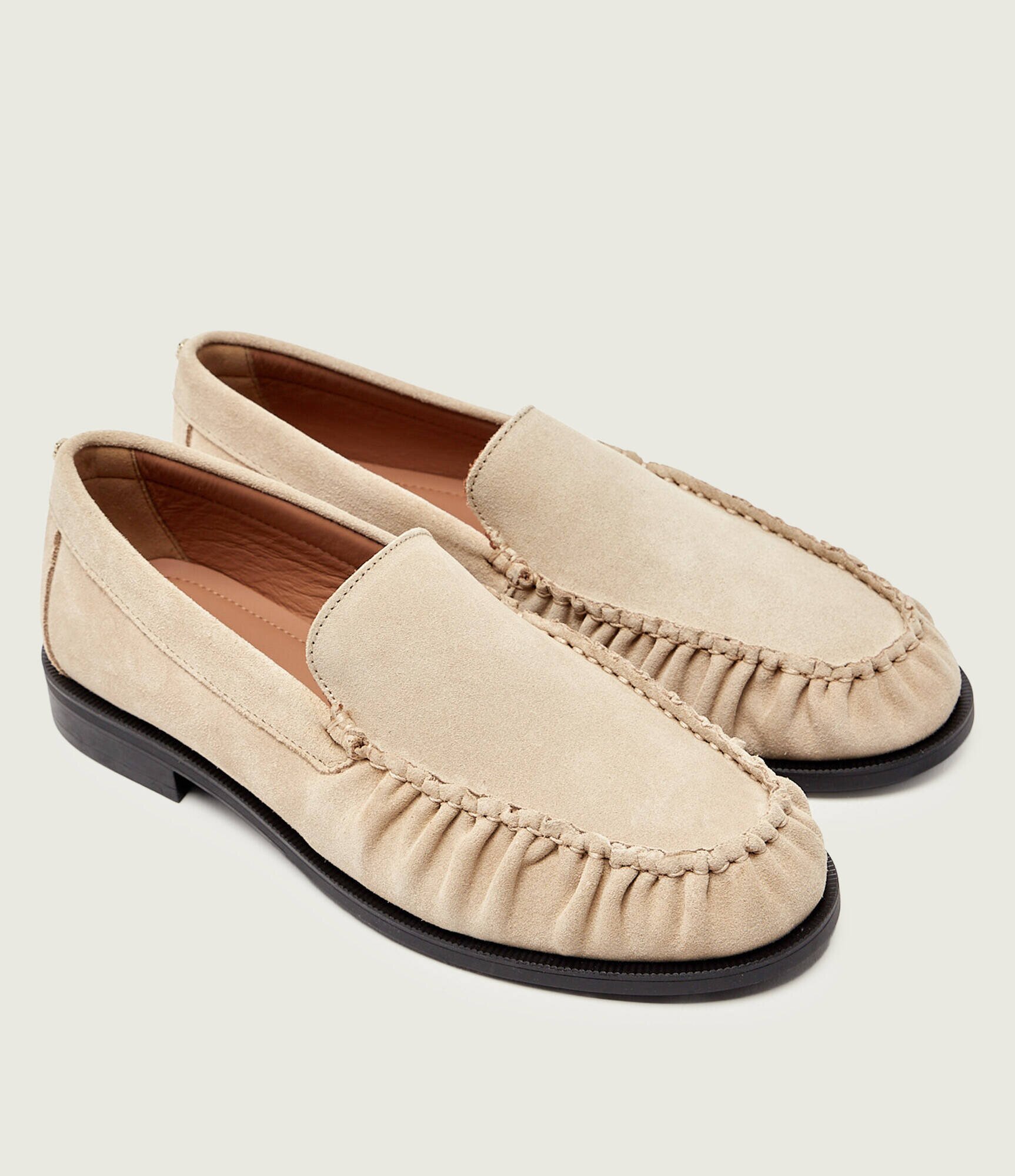 BOSS Black Pantofi loafer Lycia_Mocc_SD | piele întoarsă