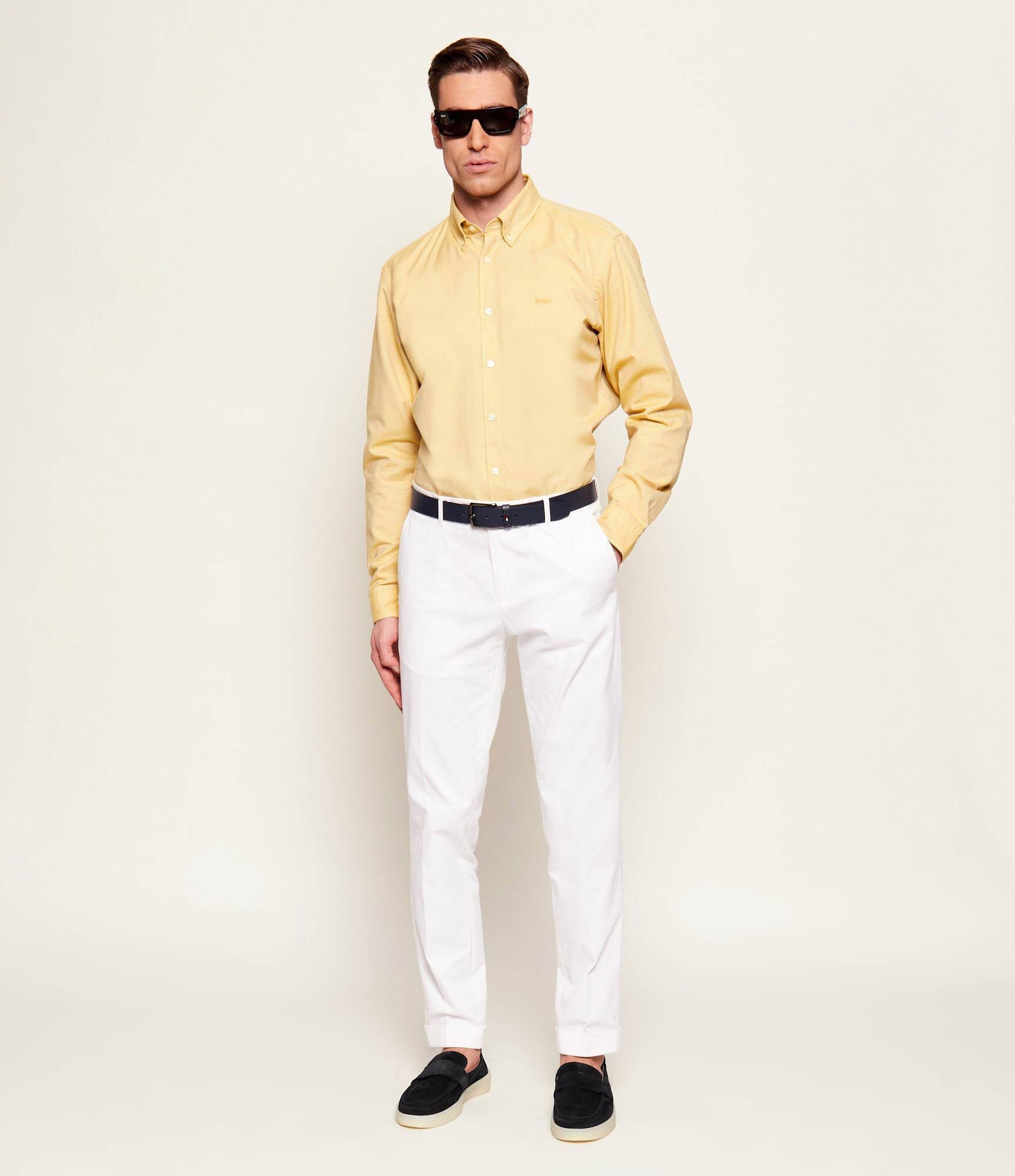 BOSS Black Pantofi loafer Randal | piele întoarsă