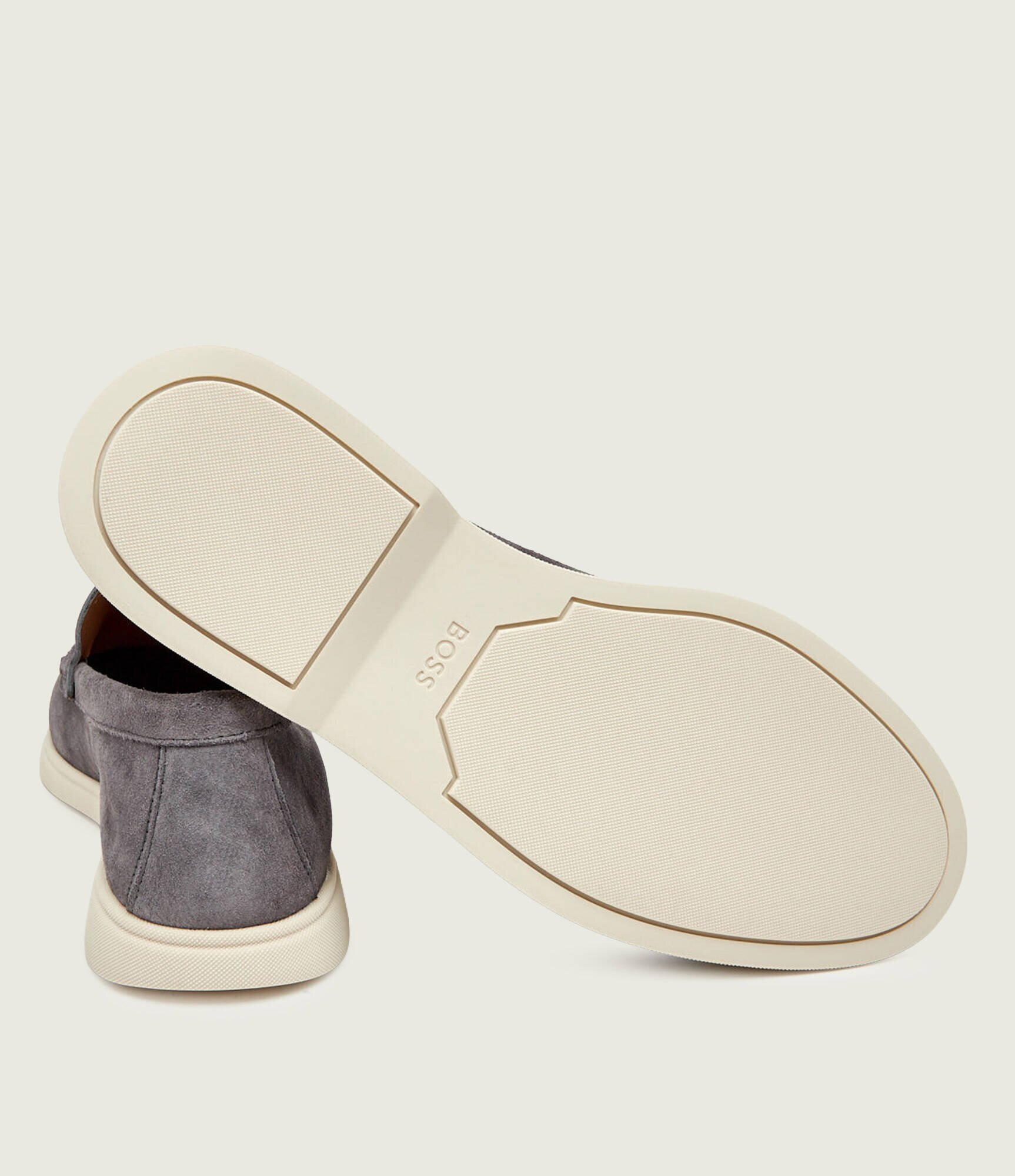 BOSS Black Pantofi loafer Sienne_Loaf_sd_N | piele întoarsă