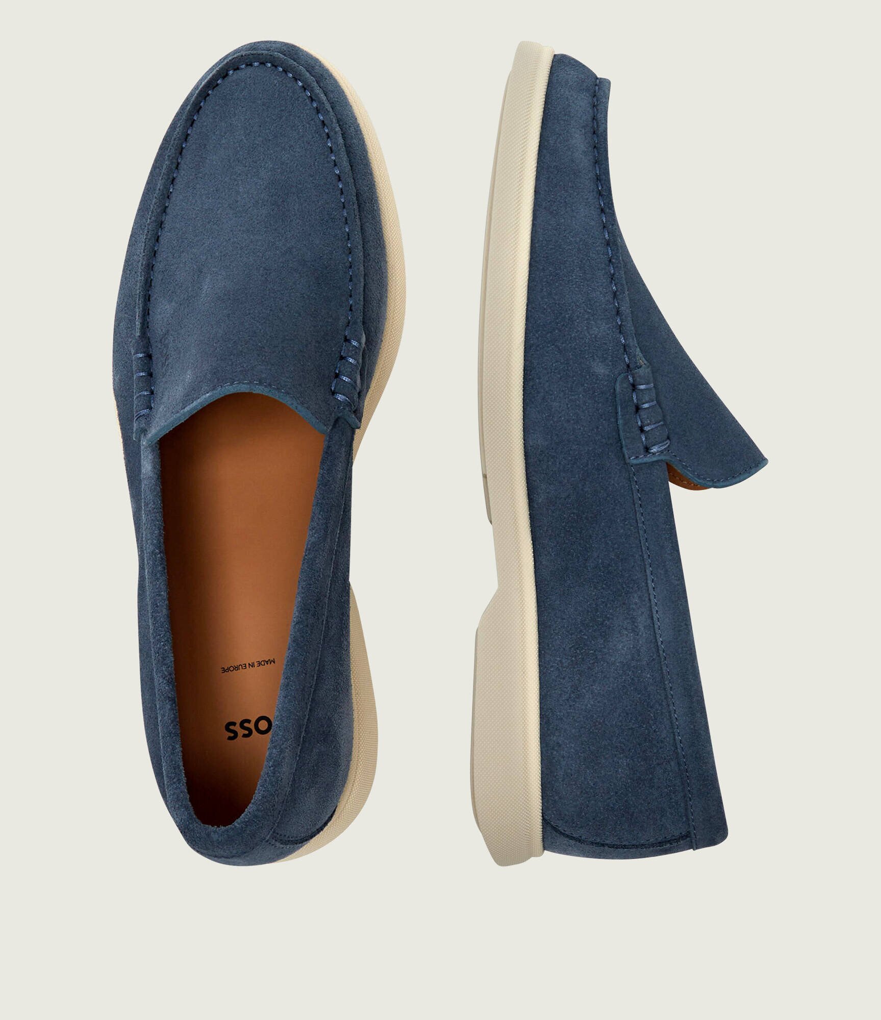 BOSS Black Pantofi loafer Sienne_Loaf_sd_N | piele întoarsă