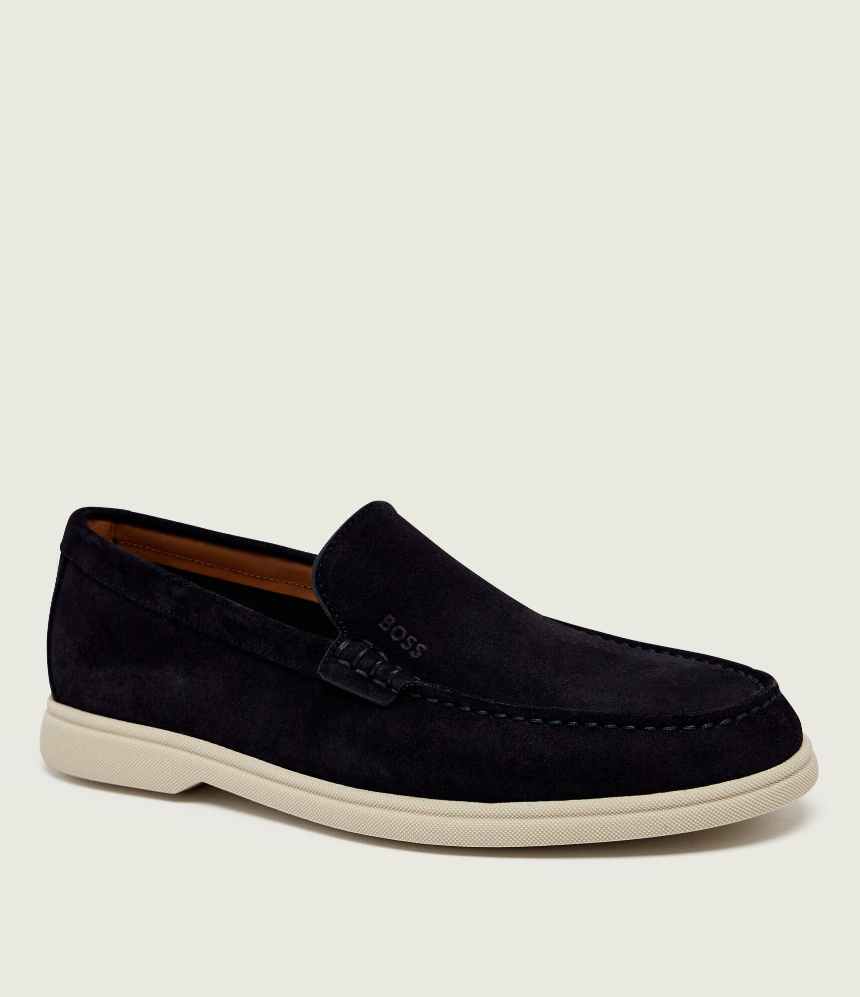 BOSS Black Pantofi loafer Sienne_Loaf_sd_N | piele întoarsă