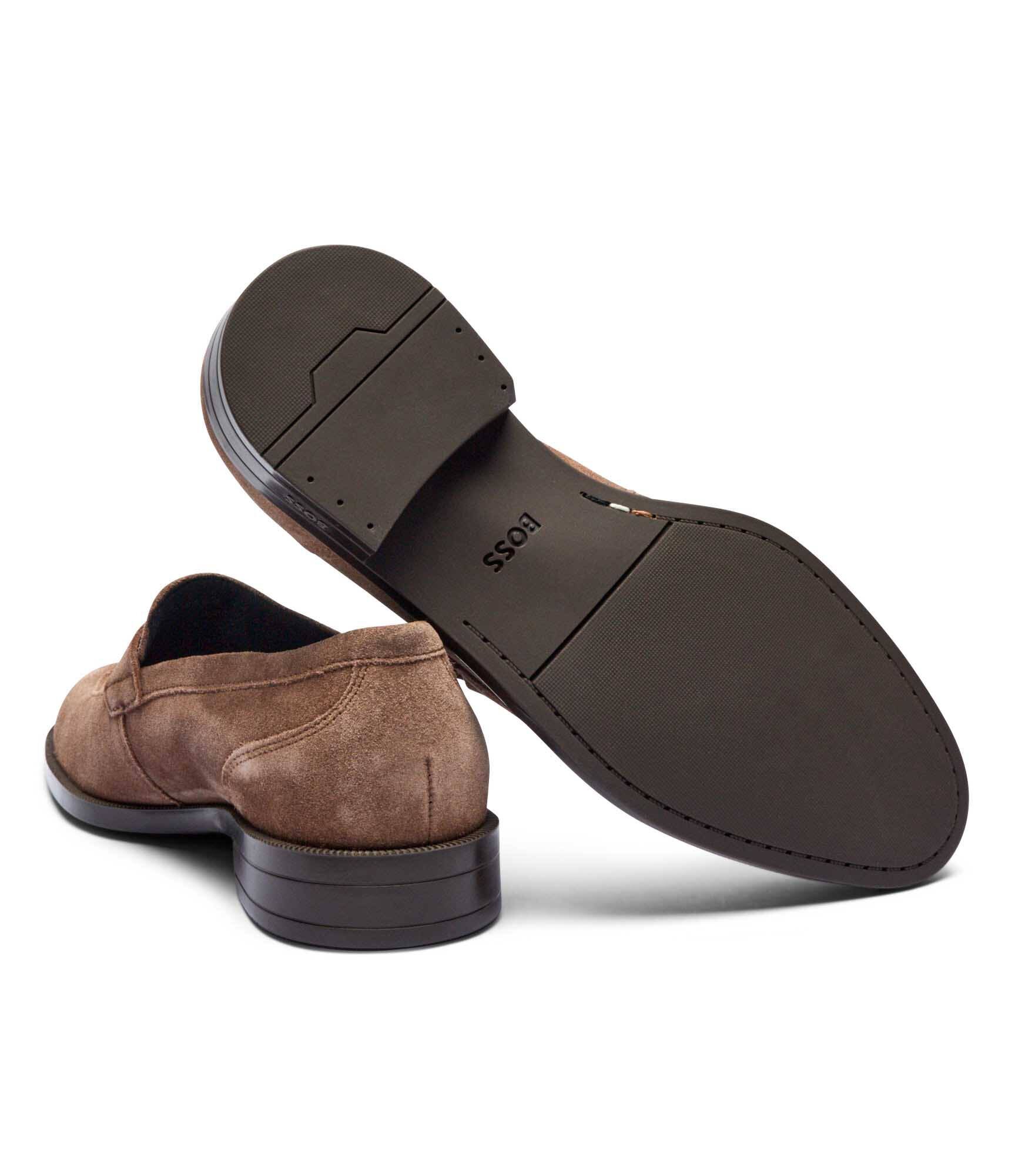 BOSS Black Pantofi loafer Tayil | piele întoarsă