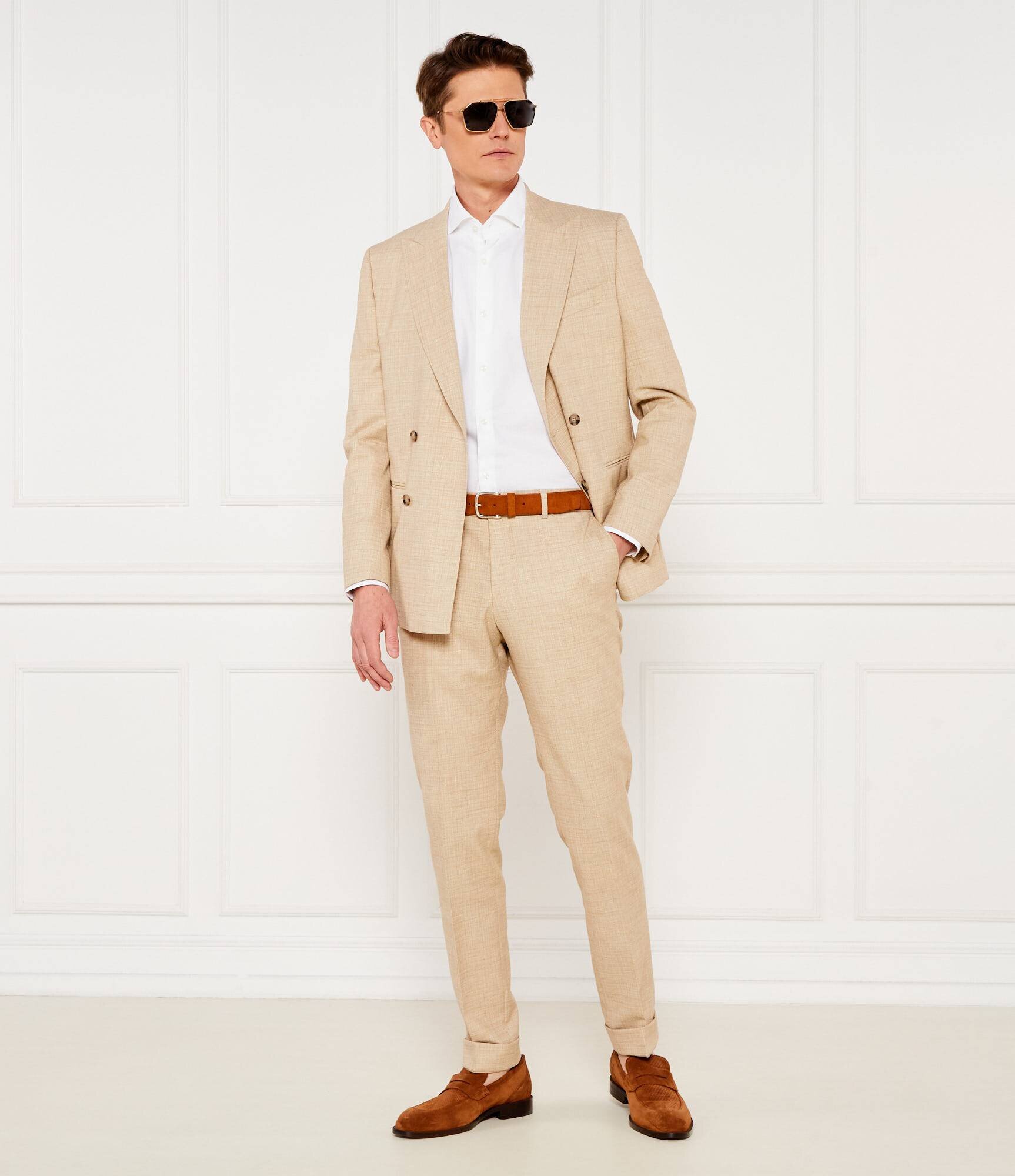 BOSS Black Pantofi loafer Tayil | piele întoarsă