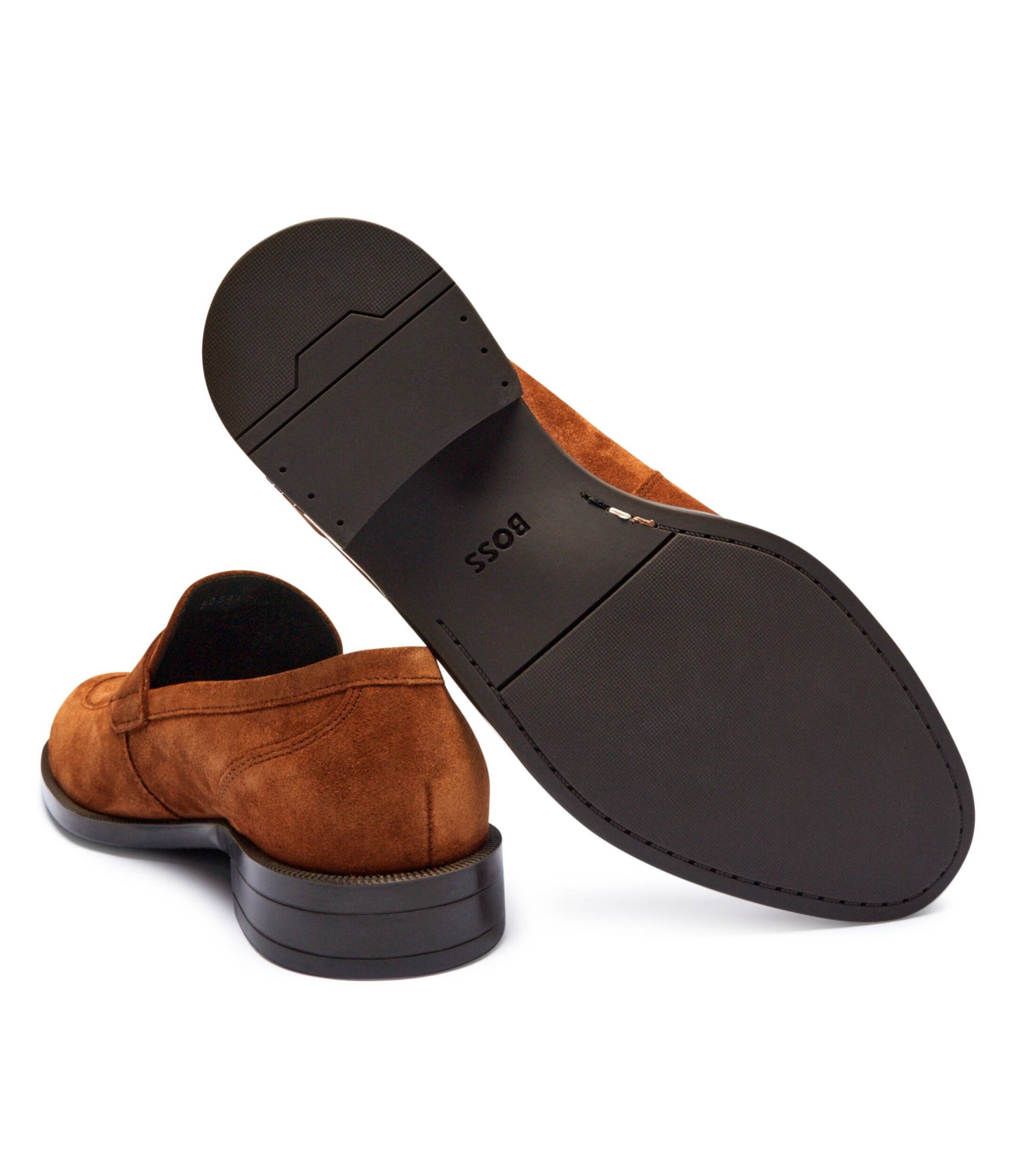 BOSS Black Pantofi loafer Tayil | piele întoarsă