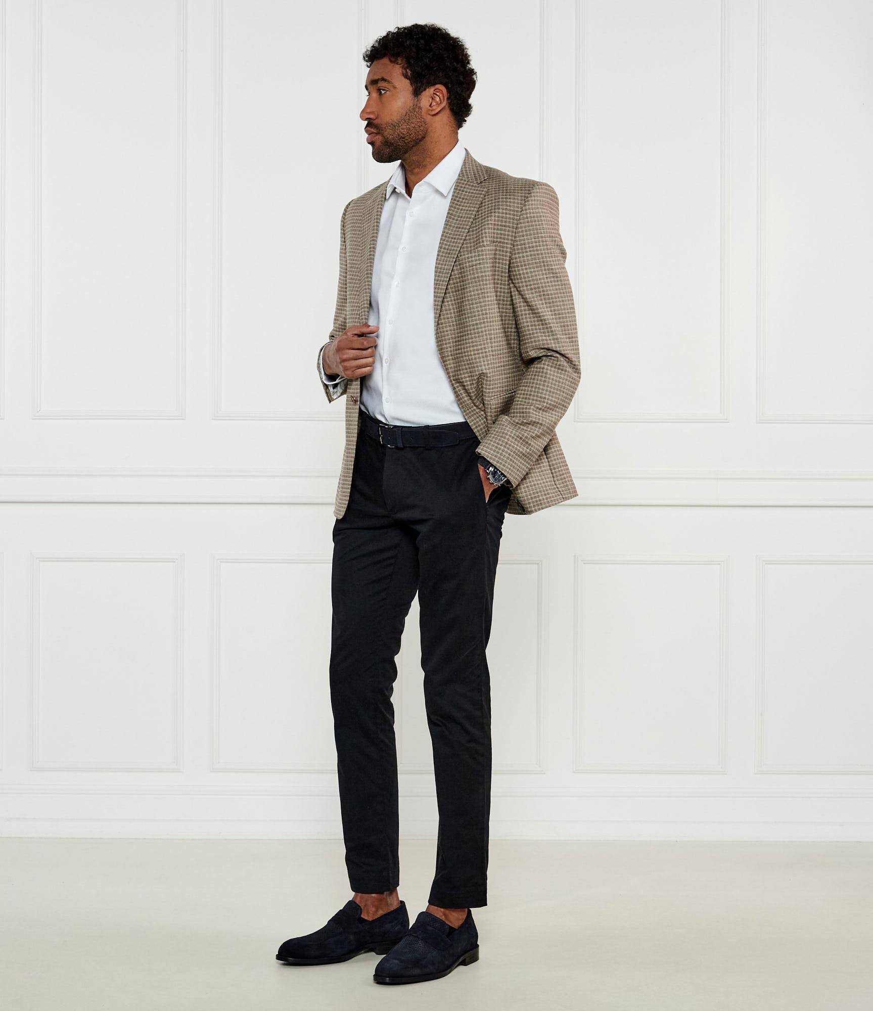 BOSS Black Pantofi loafer Tayil | piele întoarsă