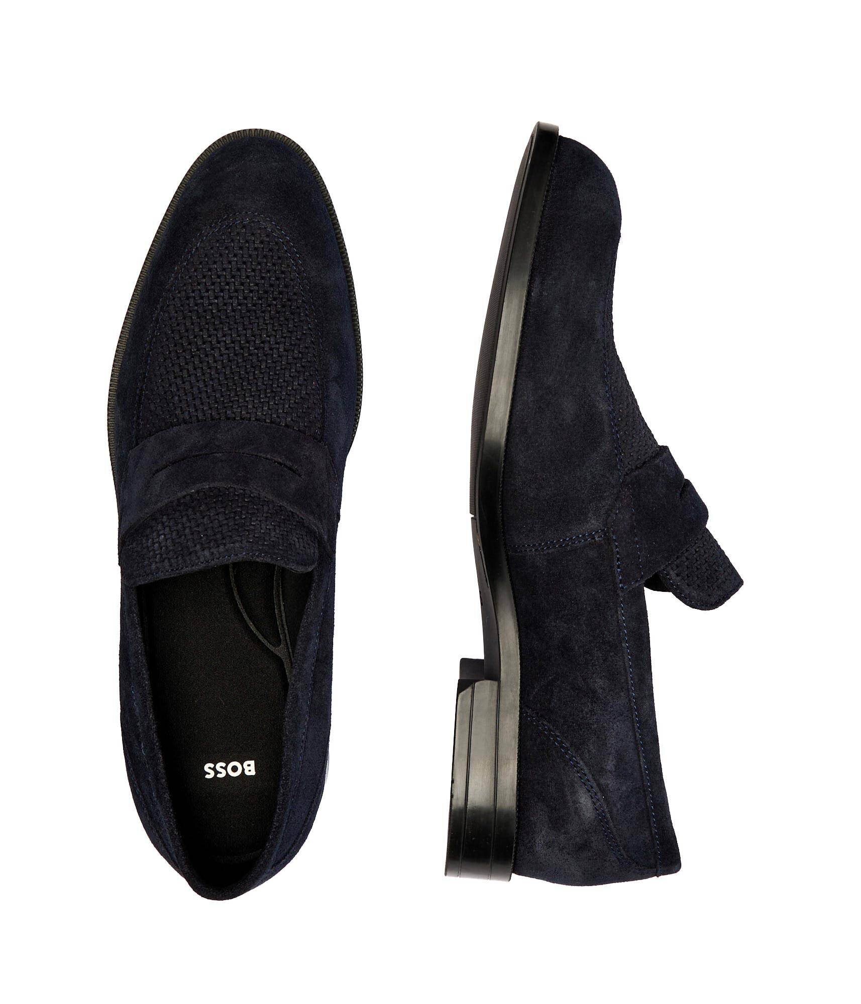 BOSS Black Pantofi loafer Tayil | piele întoarsă
