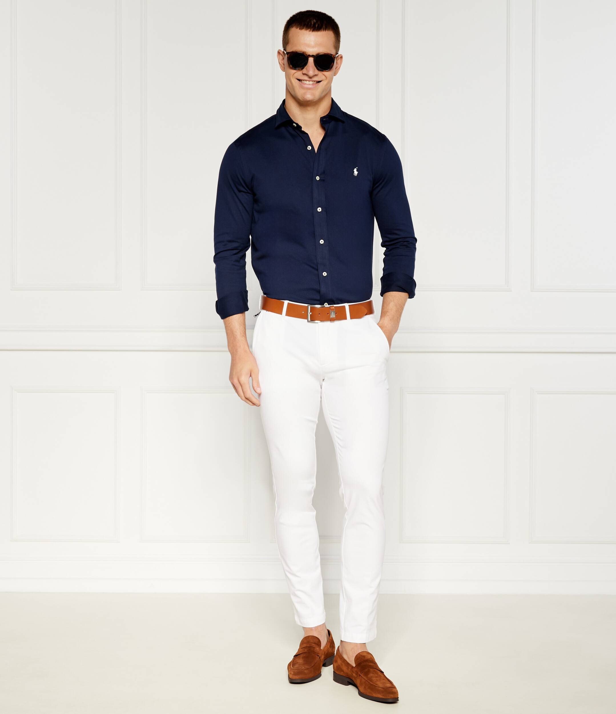 BOSS Black Pantofi loafer Theon | piele întoarsă