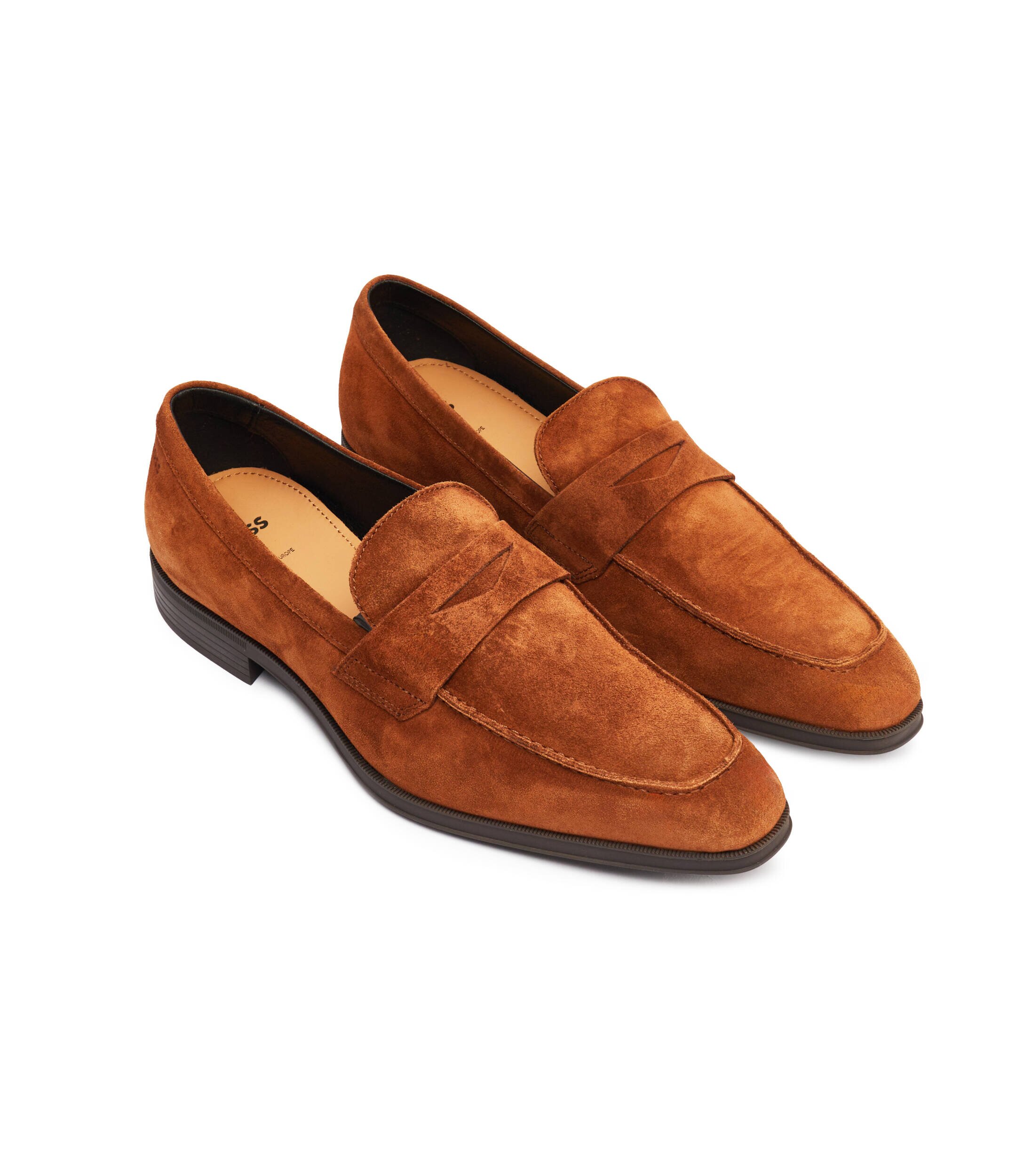 BOSS Black Pantofi loafer Theon | piele întoarsă