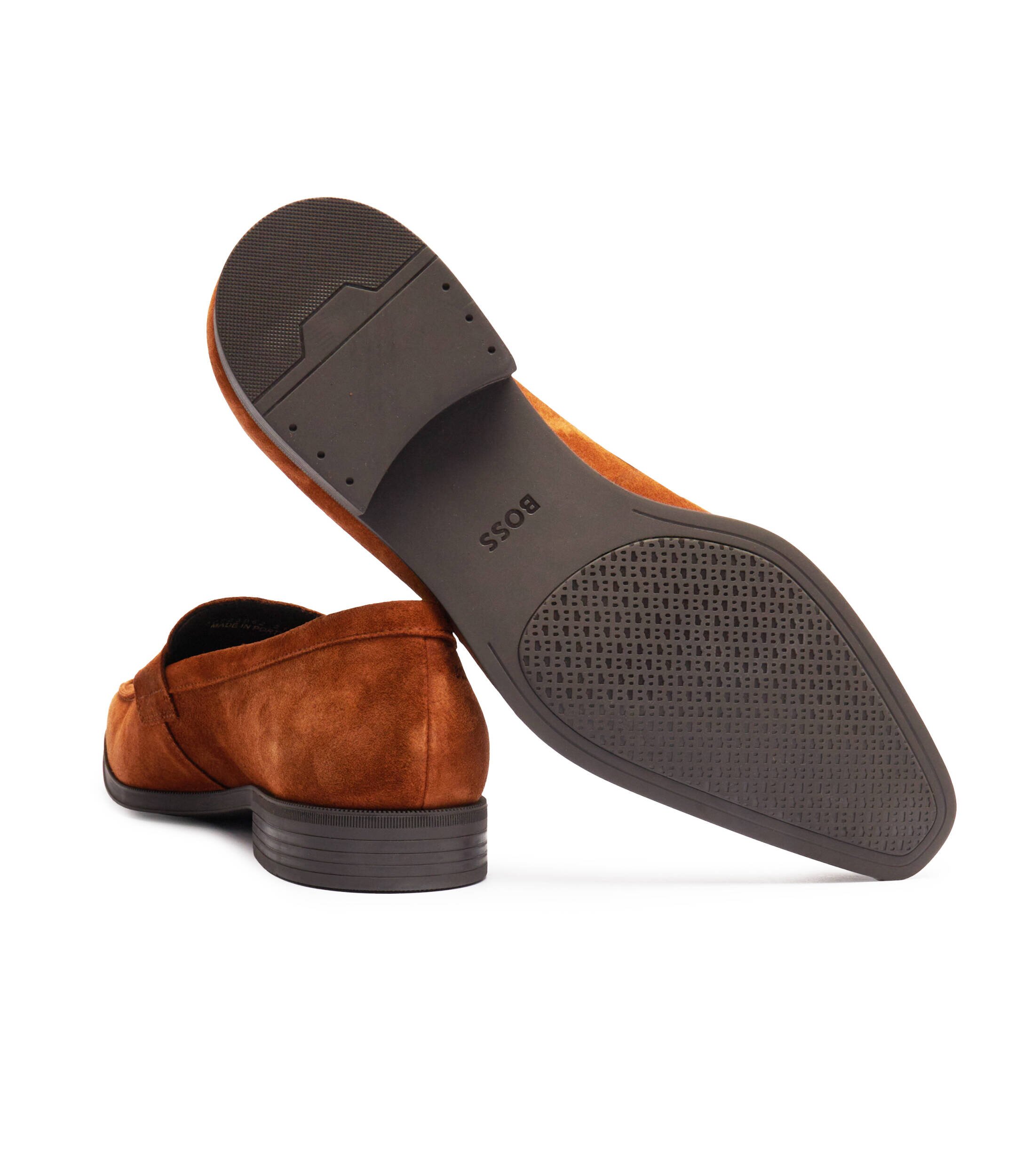 BOSS Black Pantofi loafer Theon | piele întoarsă