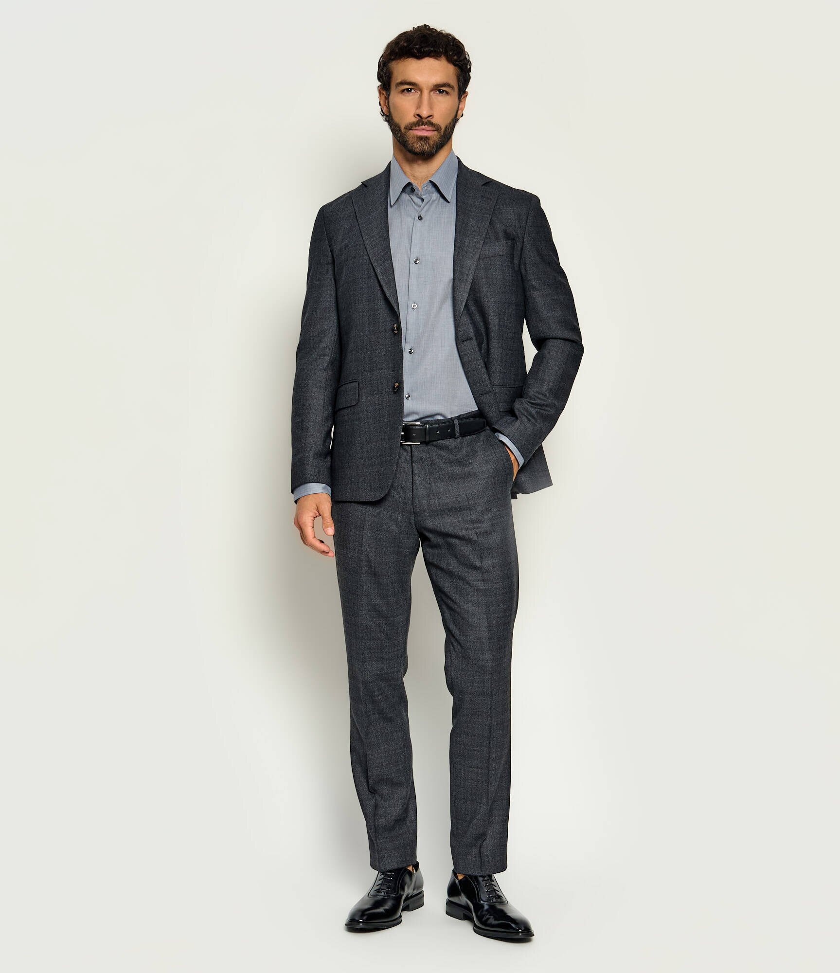 BOSS Black Pantofi oxford Derrek_Oxfr_papr cu adaos de piele
