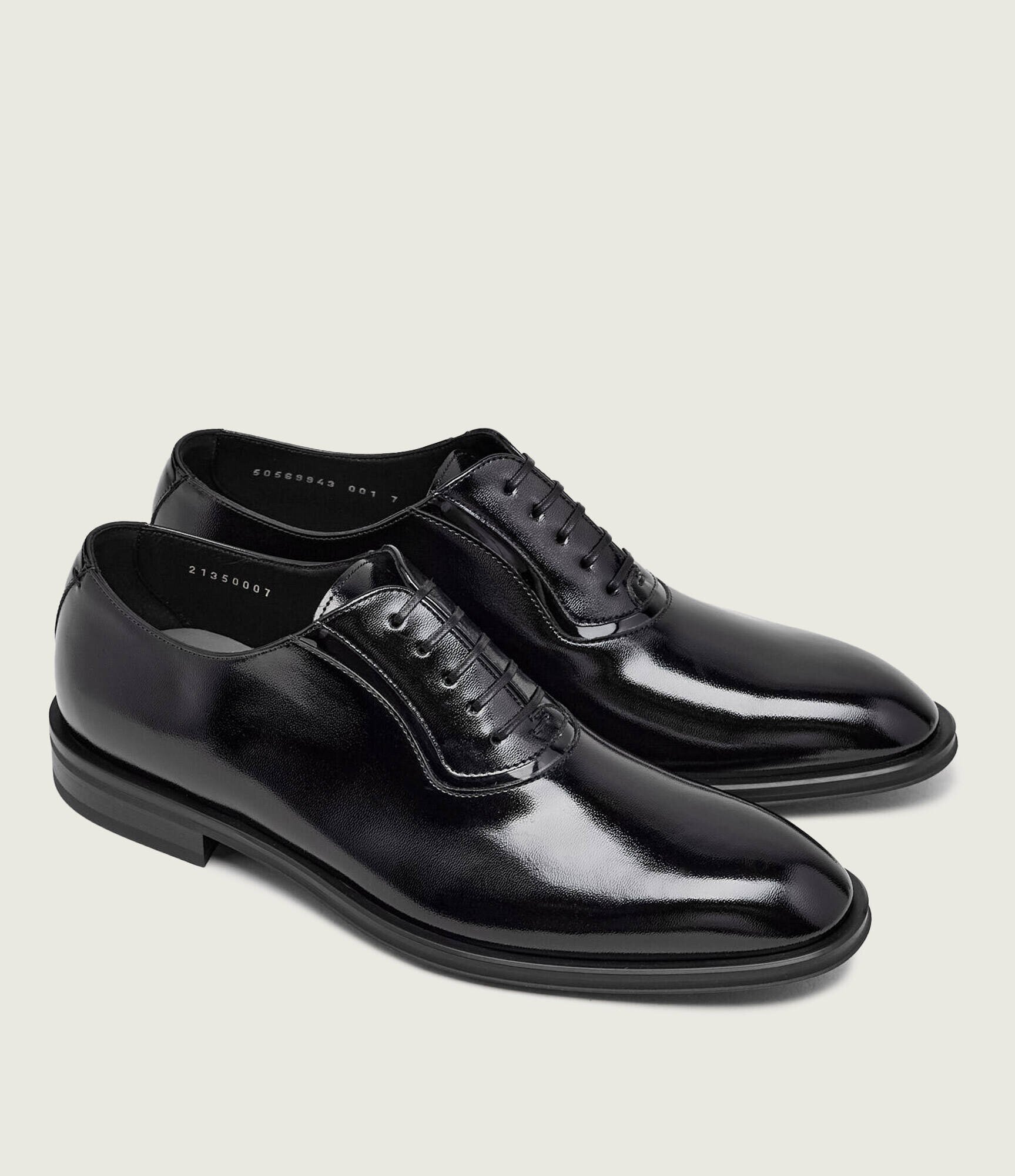 BOSS Black Pantofi oxford Derrek_Oxfr_papr cu adaos de piele