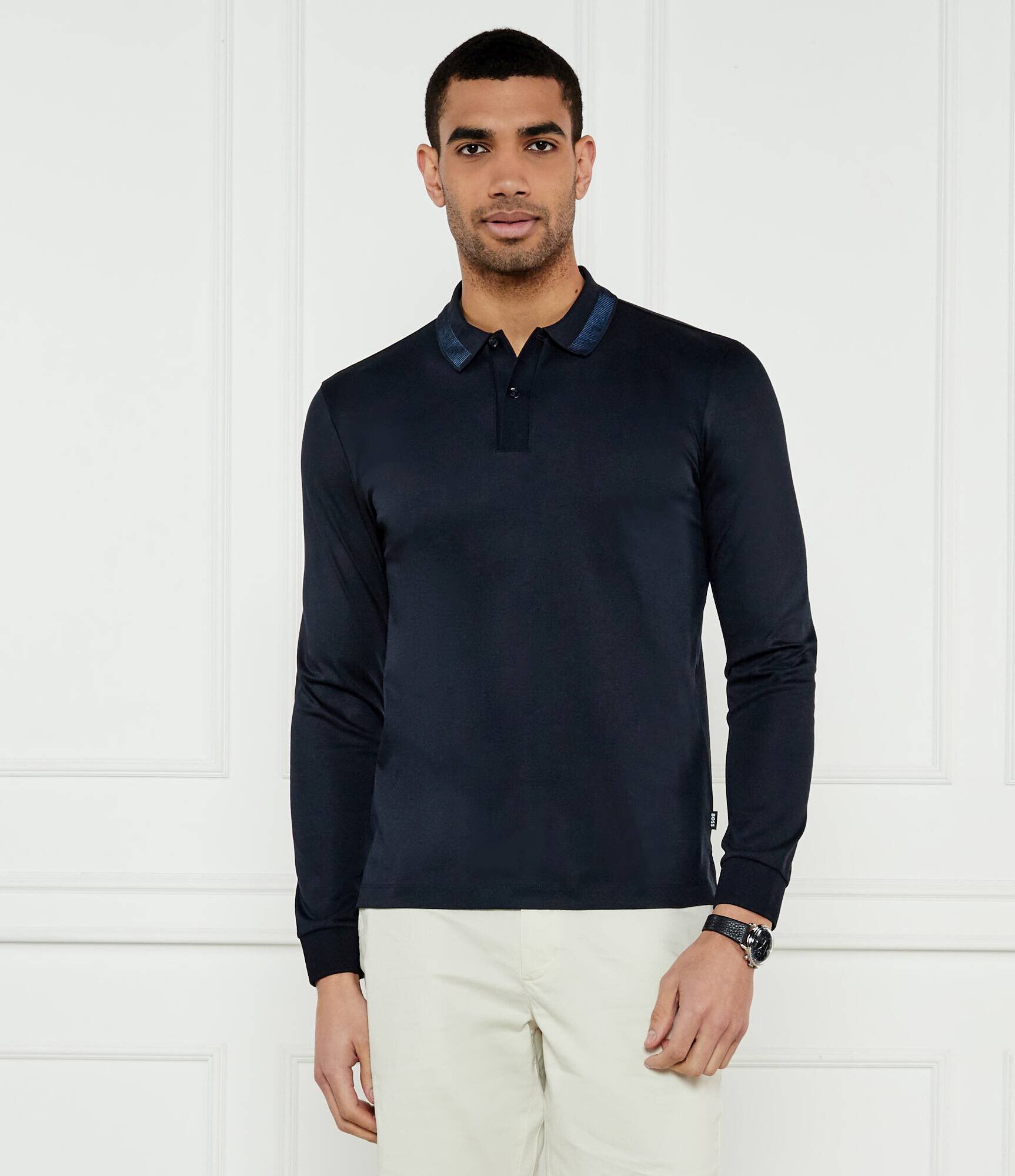 BOSS Black Polo H-Pleins | Slim Fit | mercerizat