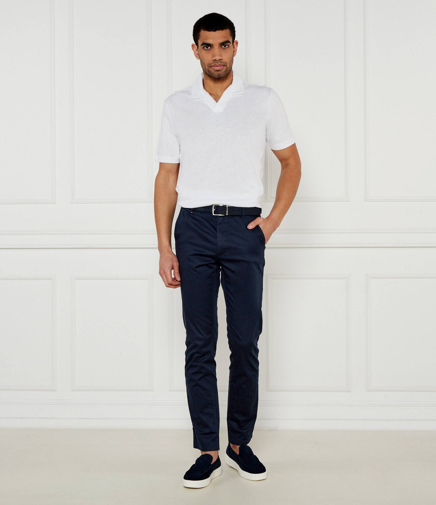 BOSS Black Polo H-Ponti 28 | Regular Fit | cu adaos de in