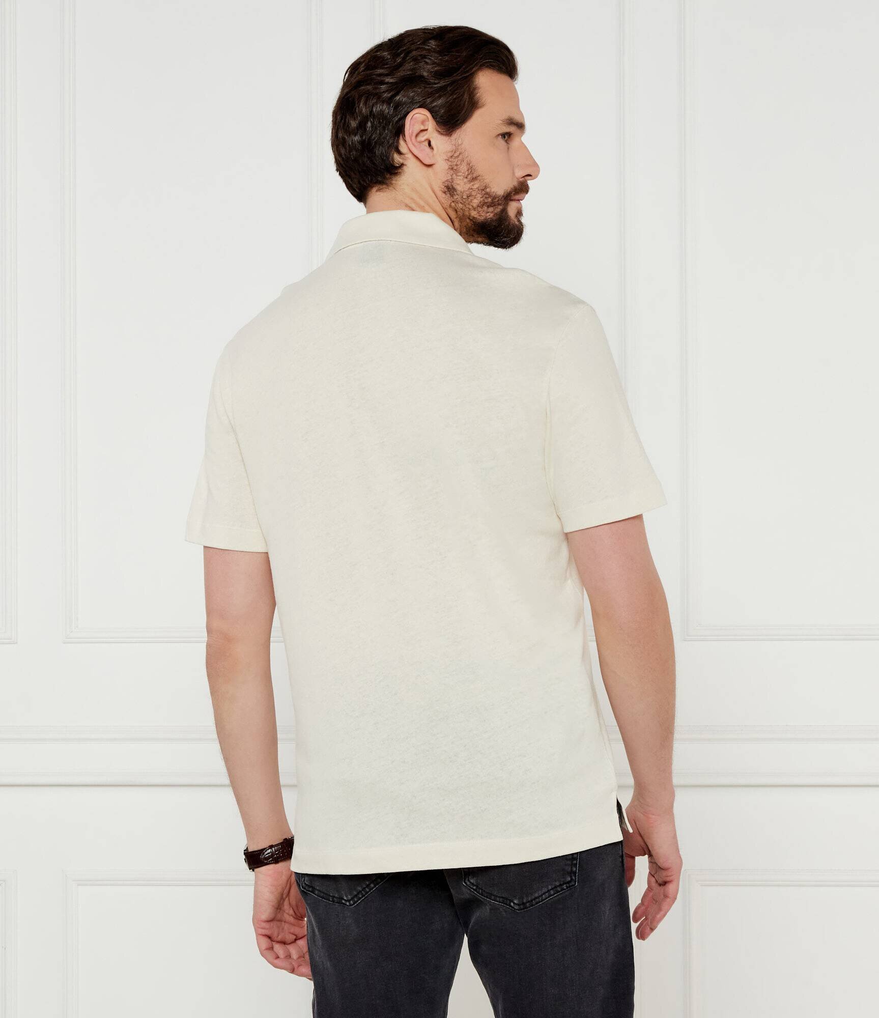 BOSS Black Polo H-Ponti 28 | Regular Fit | cu adaos de in