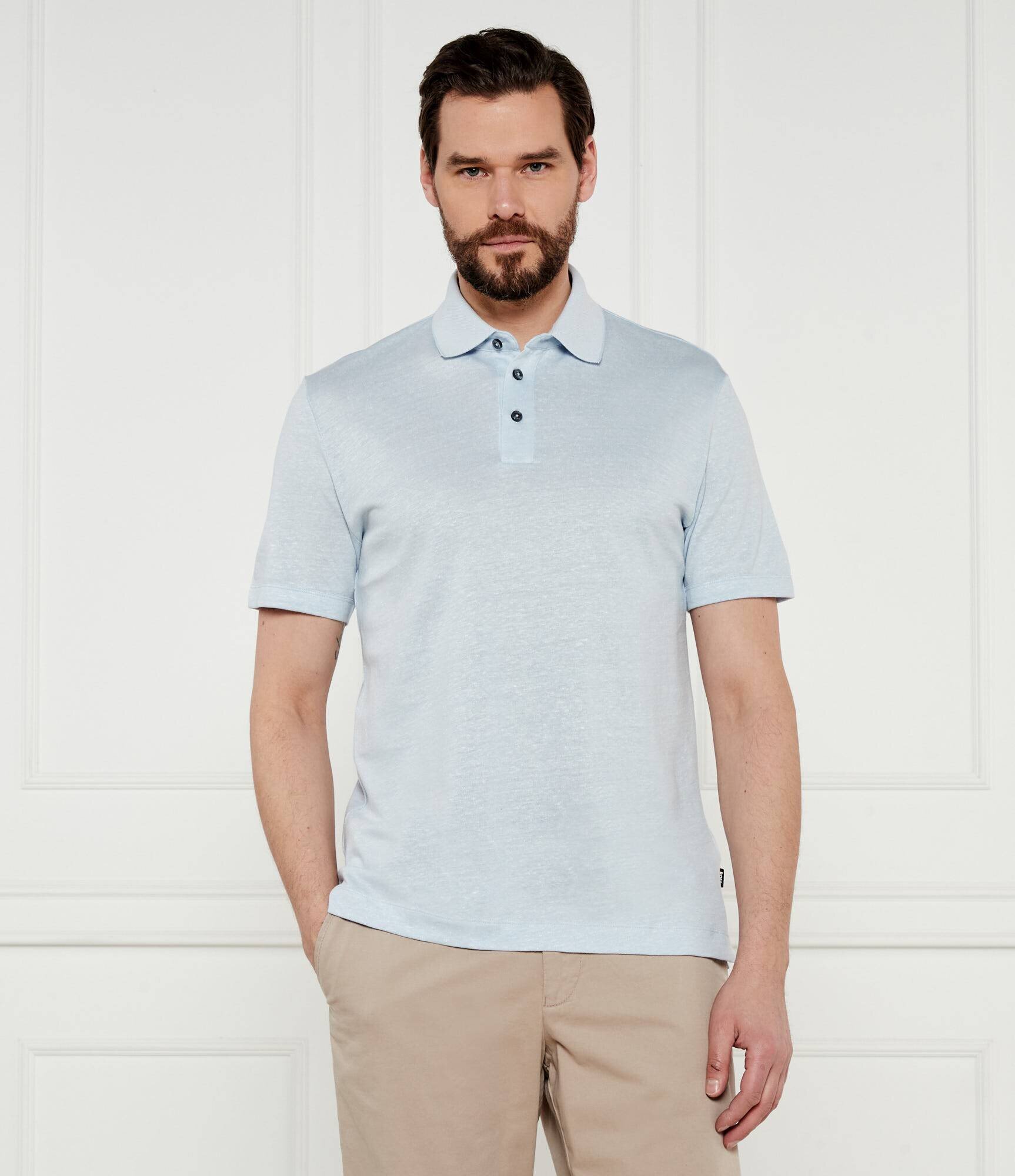 BOSS Black Polo H-Press 28 | Regular Fit | cu adaos de in
