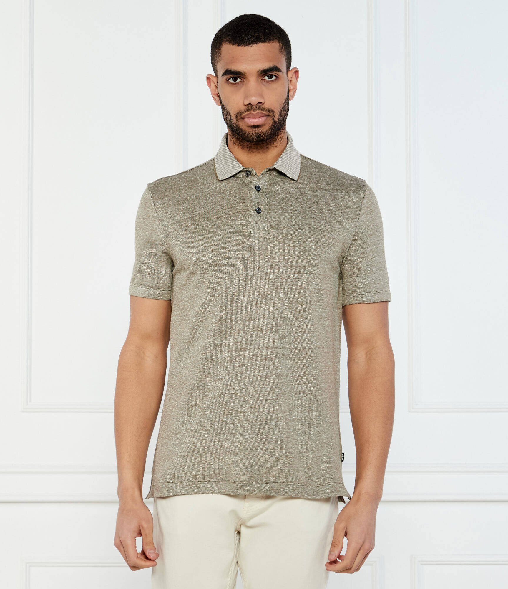 BOSS Black Polo H-Press 28 | Regular Fit | cu adaos de in
