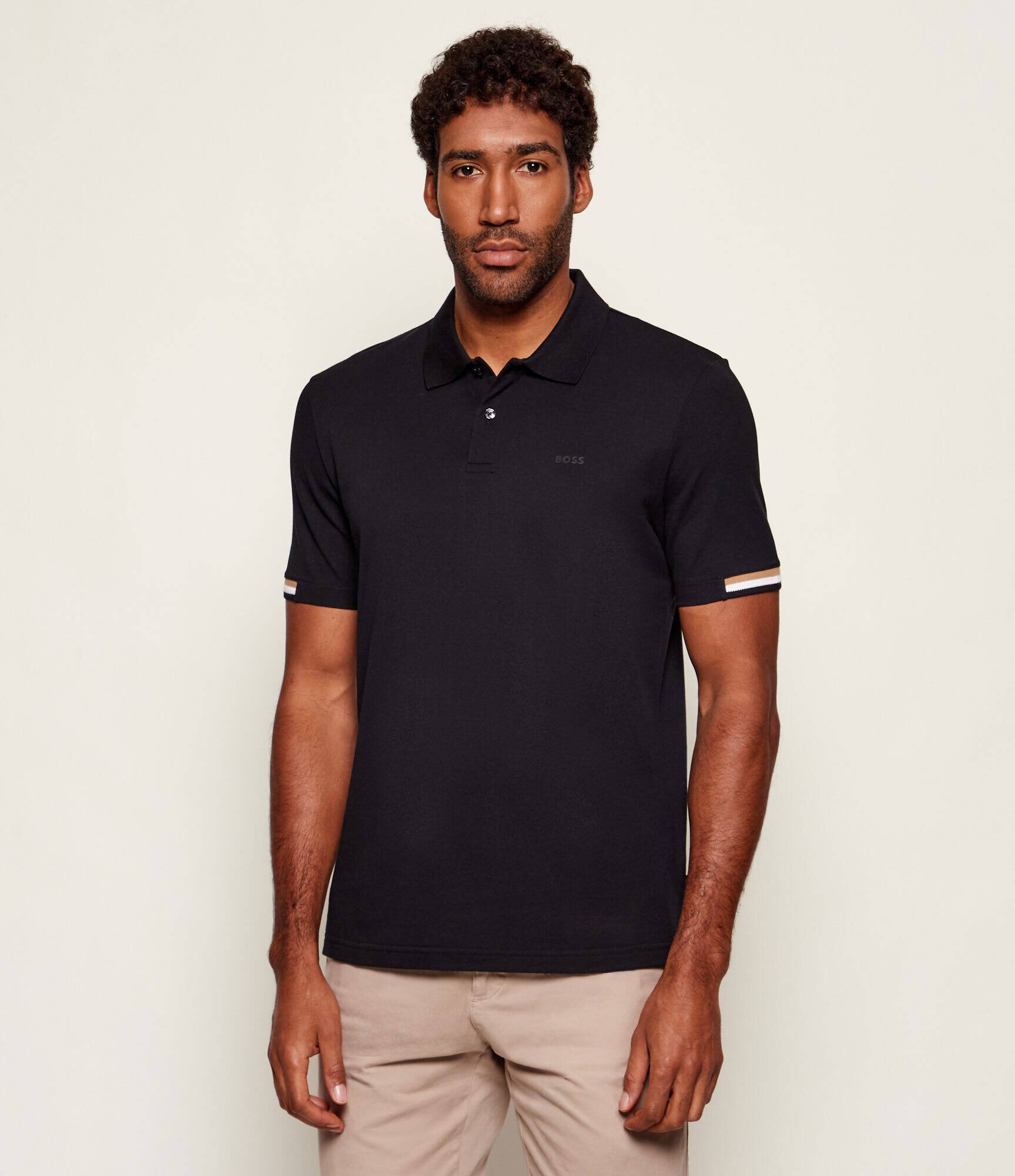 BOSS Black Polo Parlay 147 | Regular Fit | mercerizat