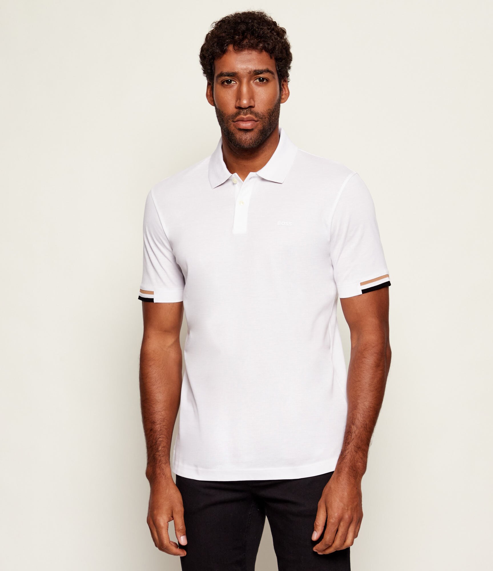 BOSS Black Polo Parlay 147 | Regular Fit | mercerizat