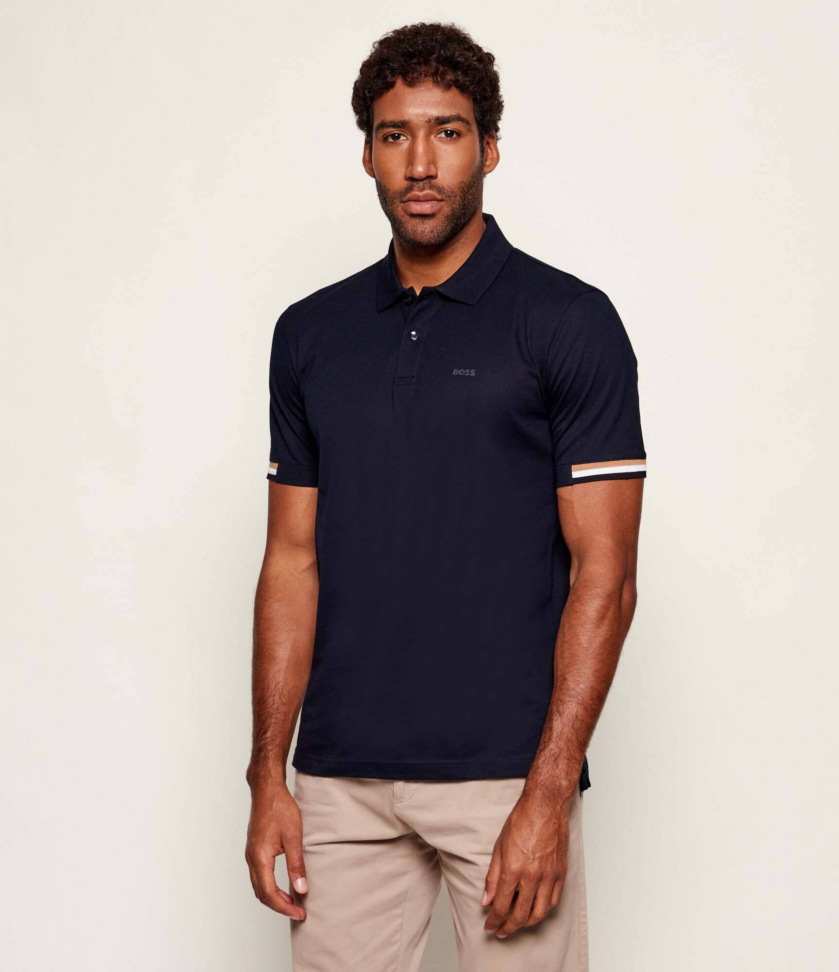 BOSS Black Polo Parlay 147 | Regular Fit | mercerizat