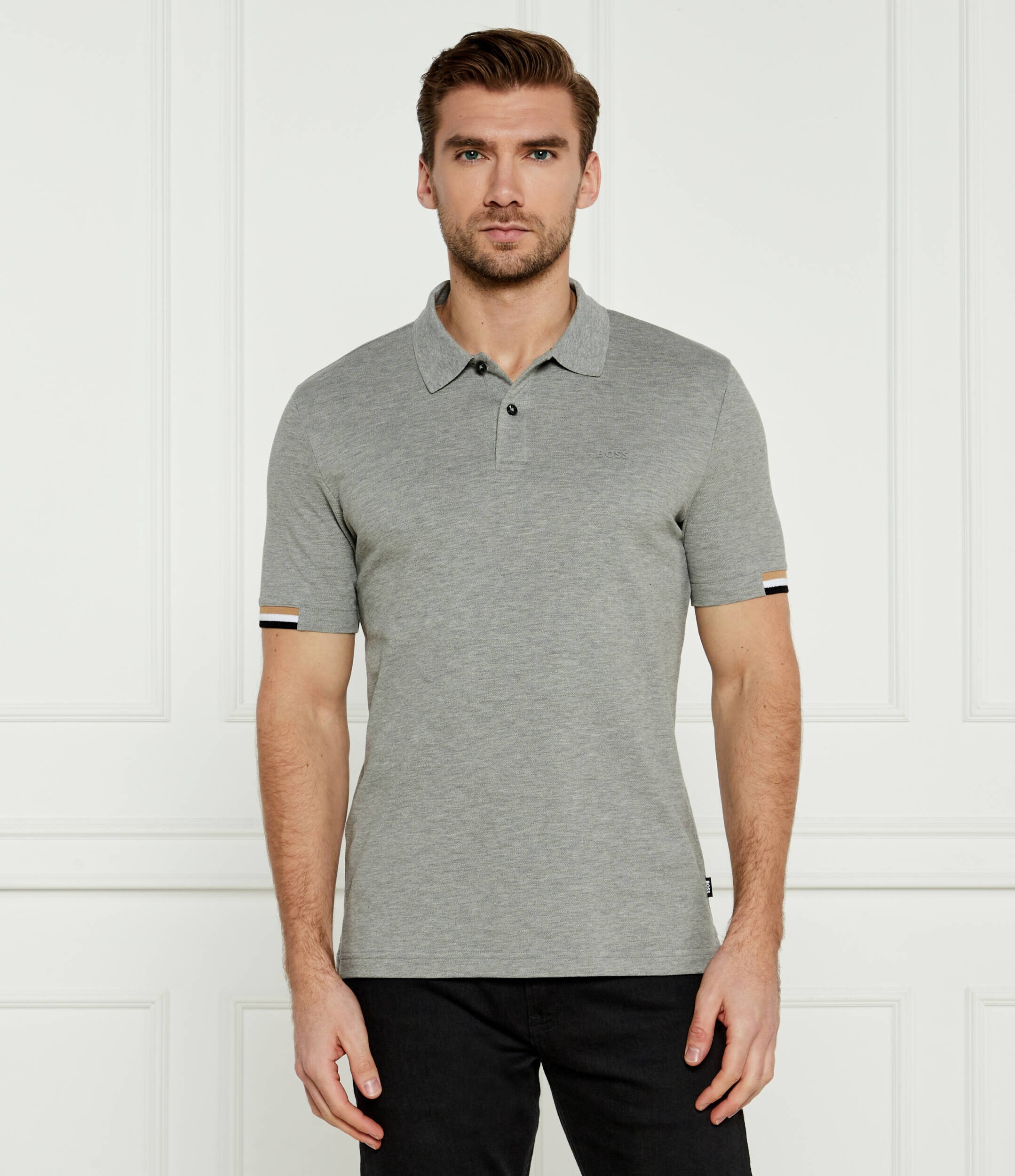BOSS Black Polo Parlay 147 | Regular Fit | mercerizat