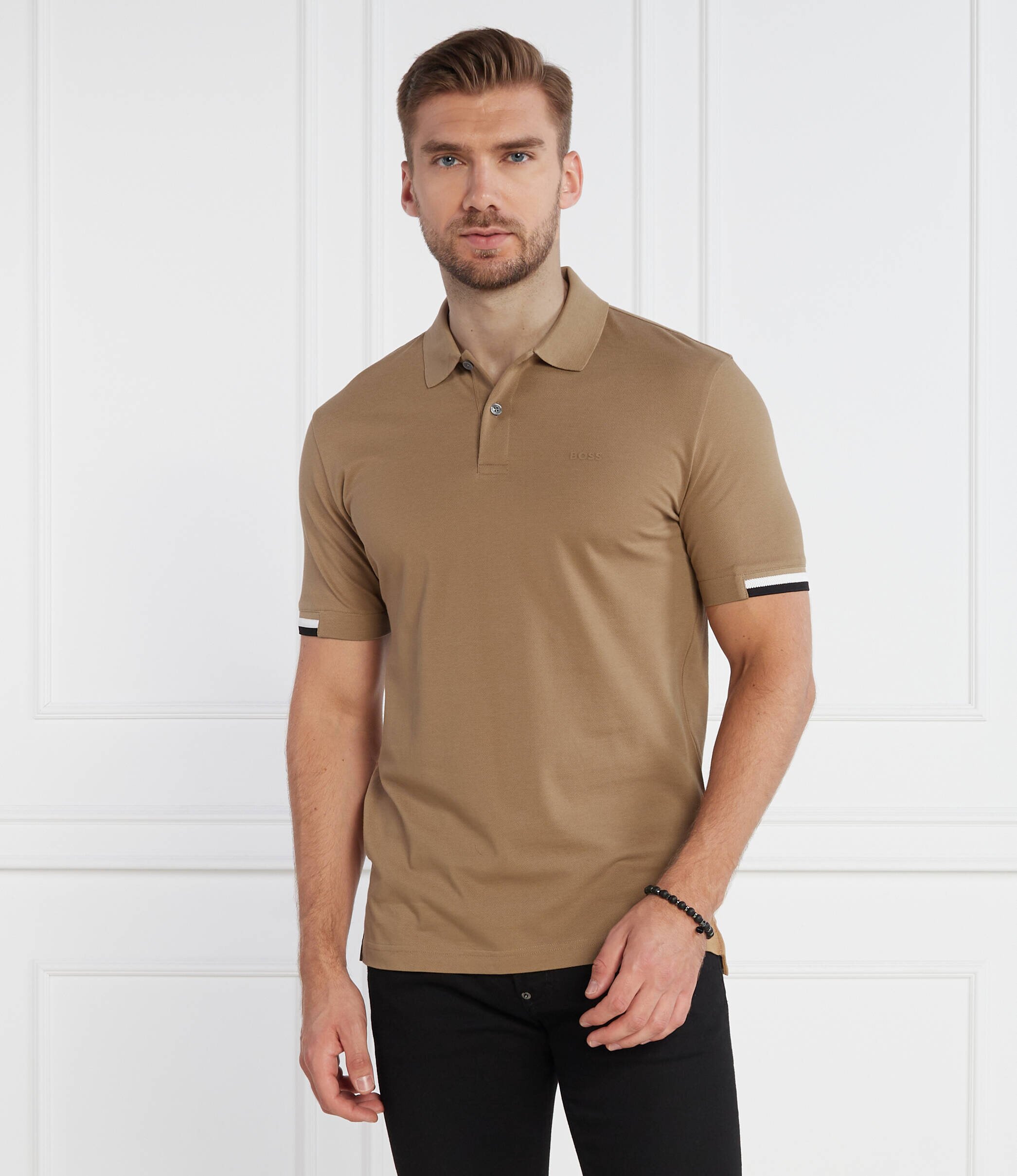 BOSS Black Polo Parlay 147 | Regular Fit | mercerizat