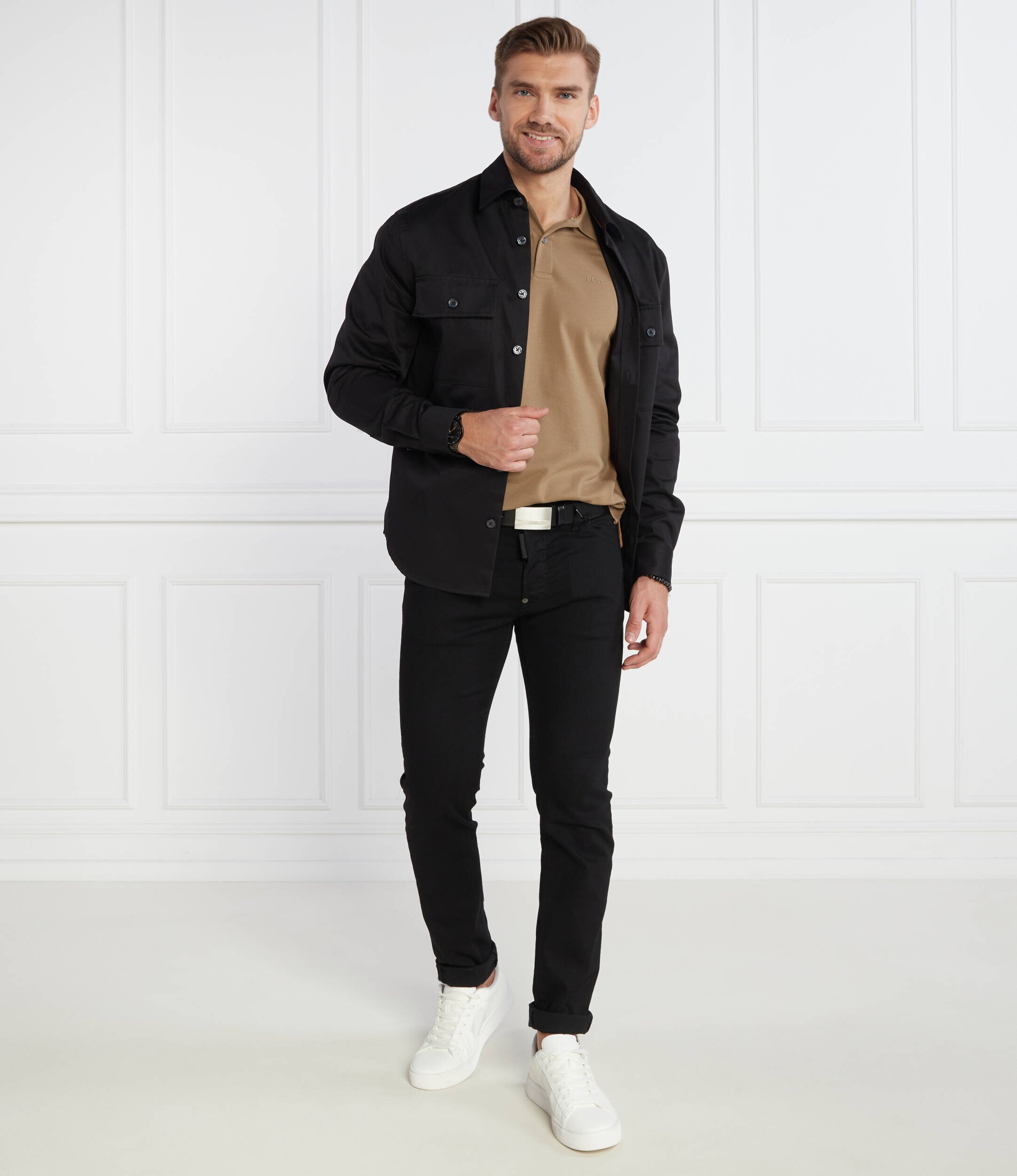 BOSS Black Polo Parlay 147 | Regular Fit | mercerizat