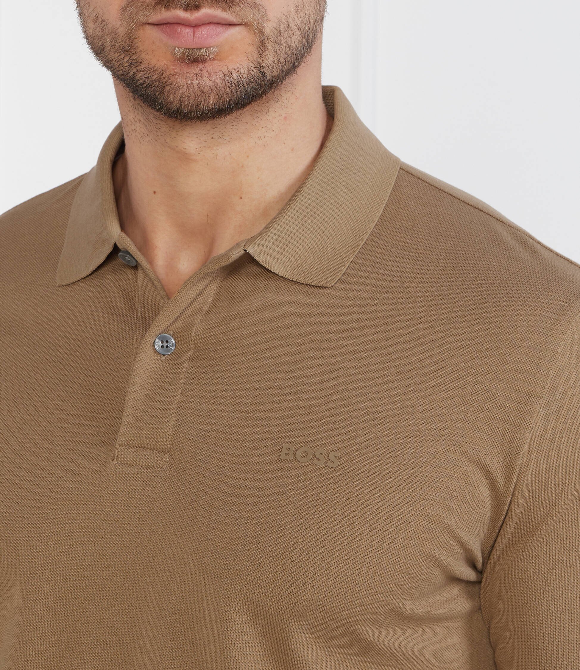 BOSS Black Polo Parlay 147 | Regular Fit | mercerizat