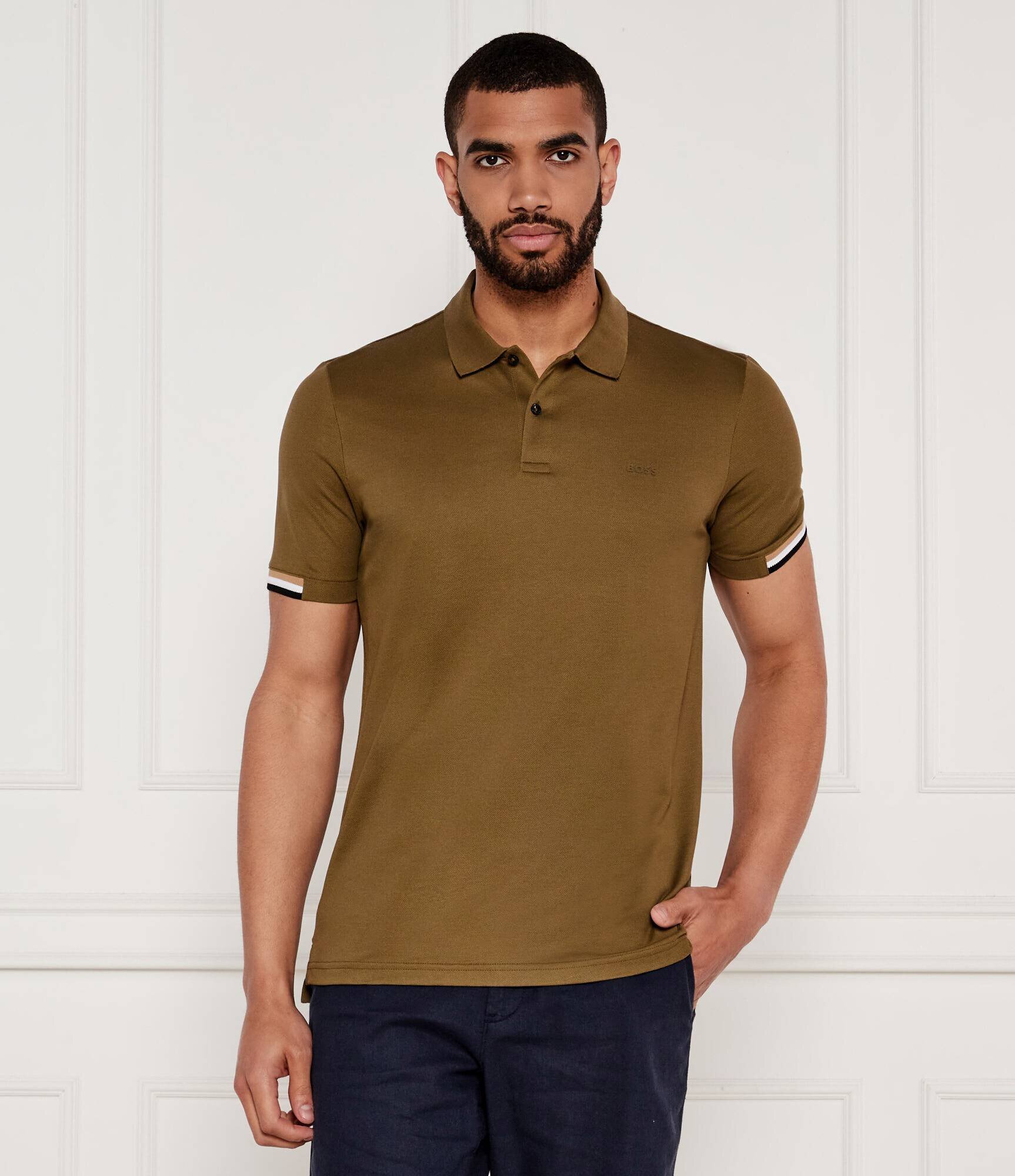 BOSS Black Polo Parlay 147 | Regular Fit | mercerizat