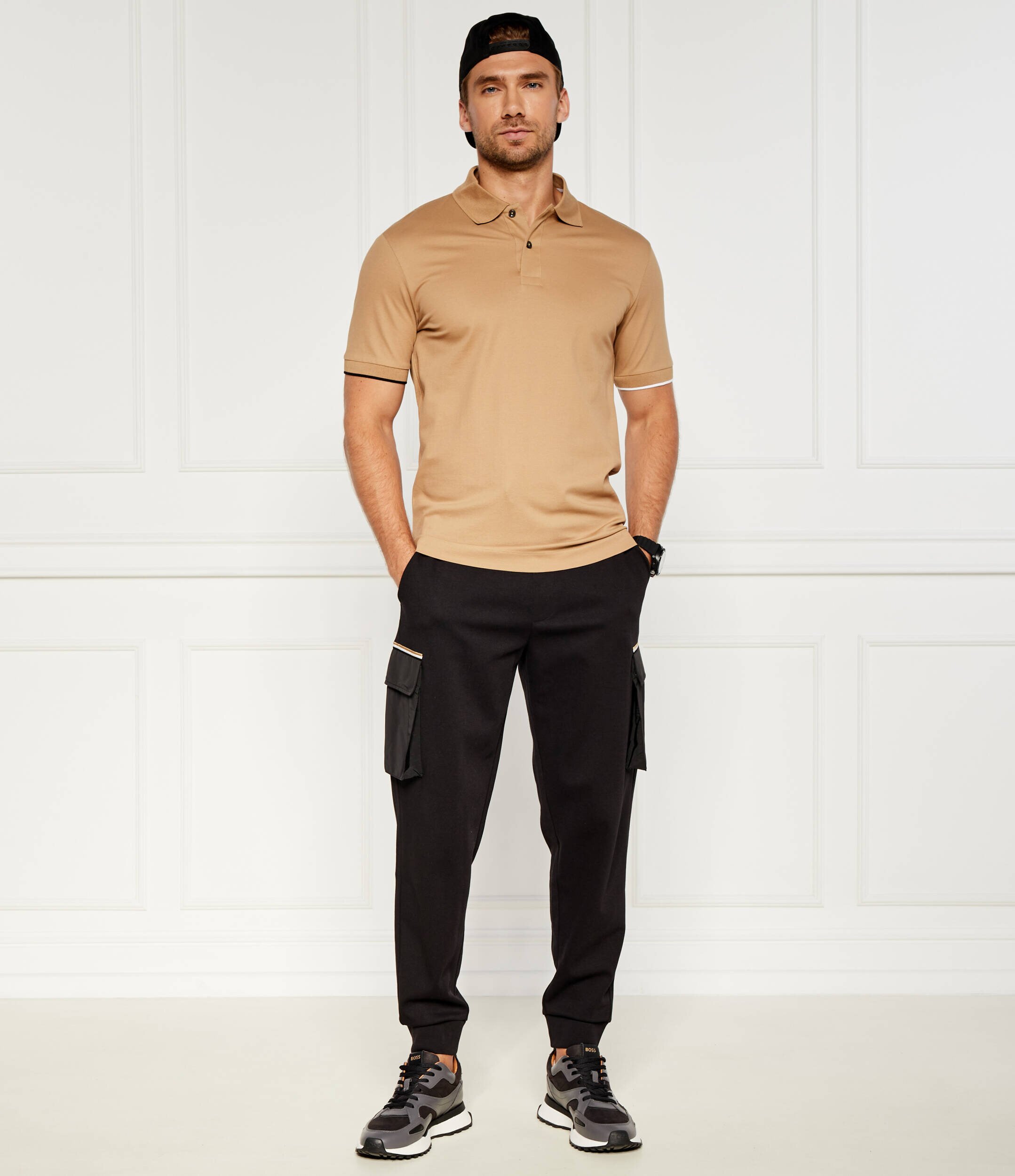 BOSS Black Polo Parlay 211 | Regular Fit | pique mercerizat