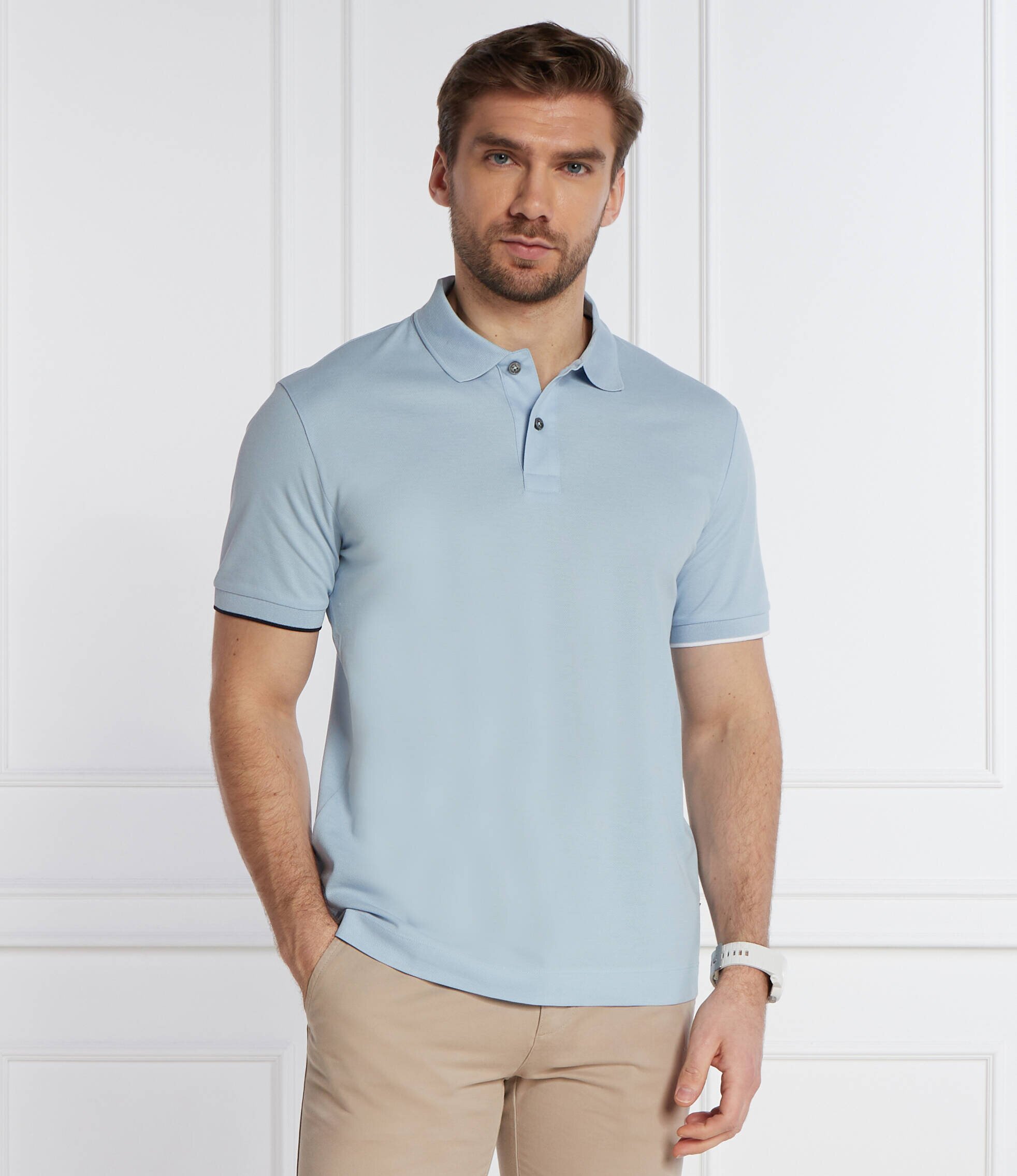 BOSS Black Polo Parlay 211 | Regular Fit | pique mercerizat