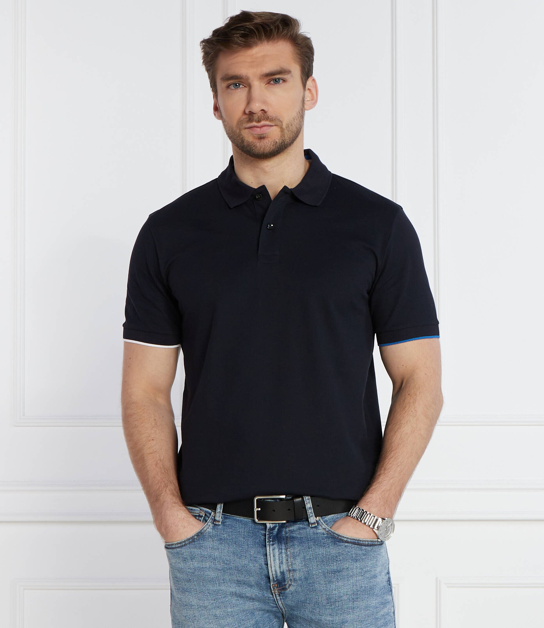 BOSS Black Polo Parlay 211 | Regular Fit | pique mercerizat