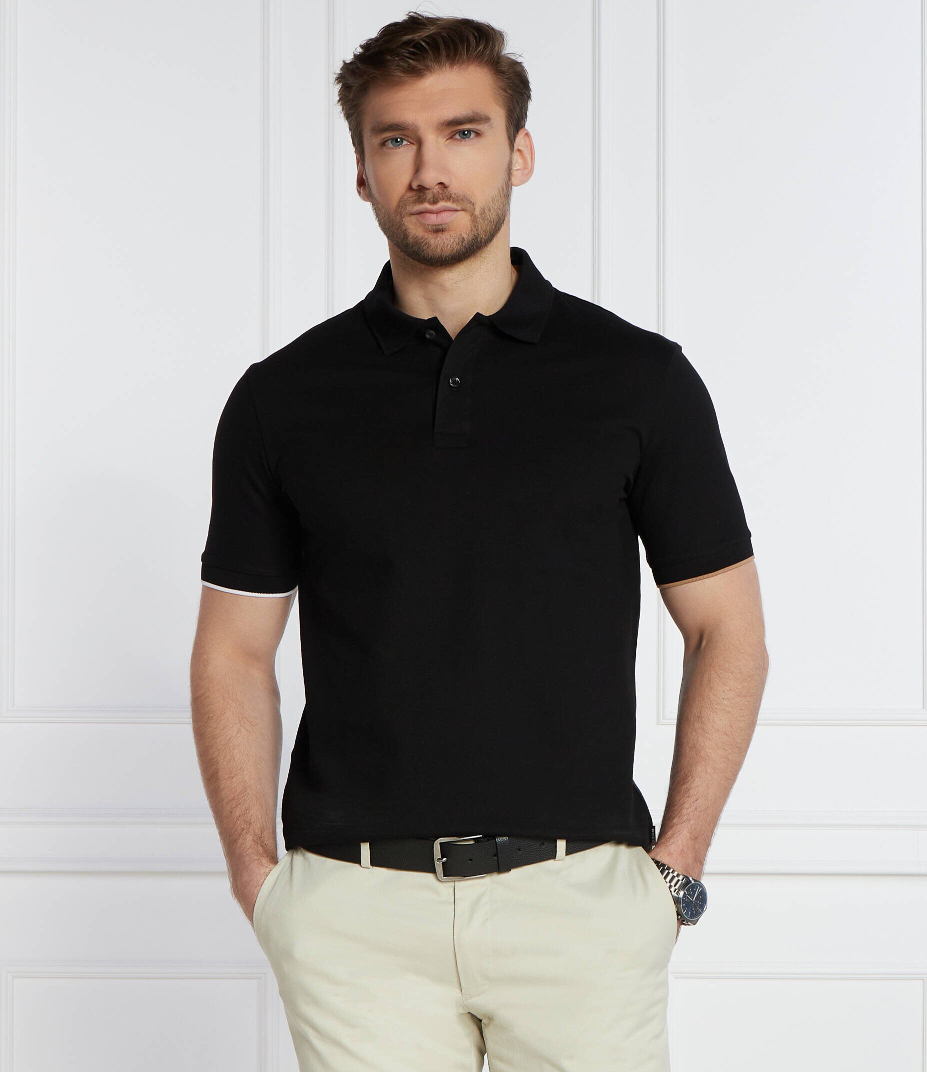 BOSS Black Polo Parlay 211 | Regular Fit | pique mercerizat
