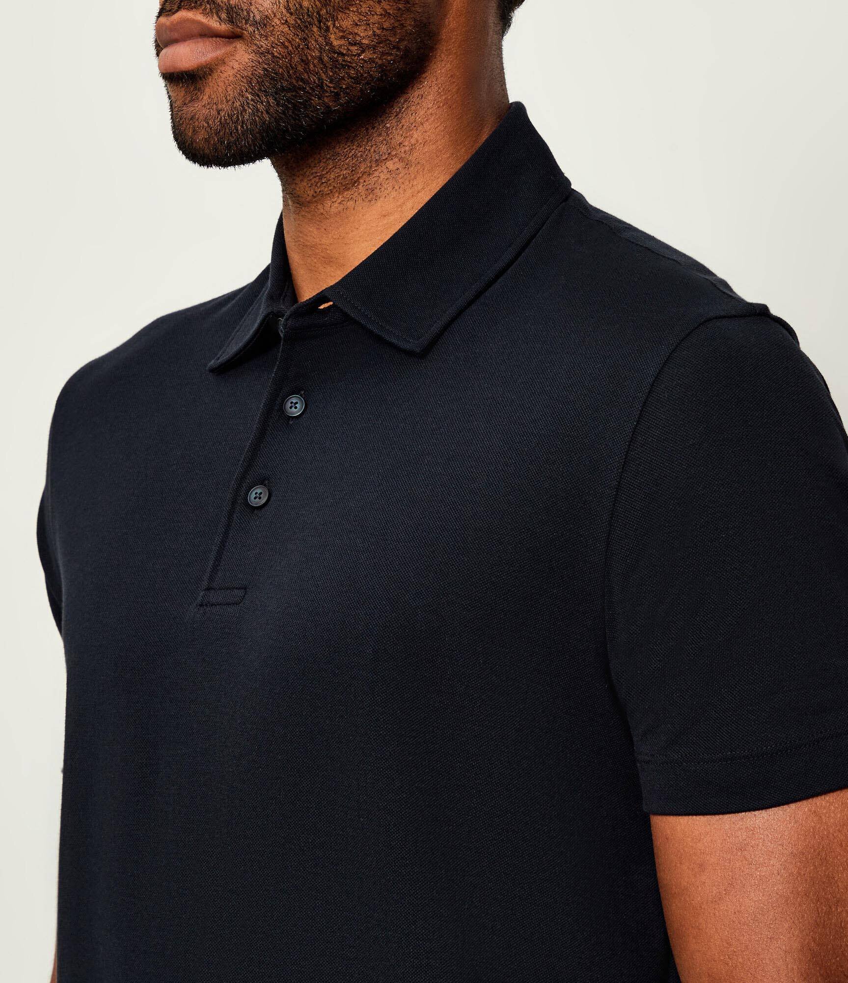 BOSS Black Polo Parris 37 | Boss x Beckham | regular fit cu adaos de mătase