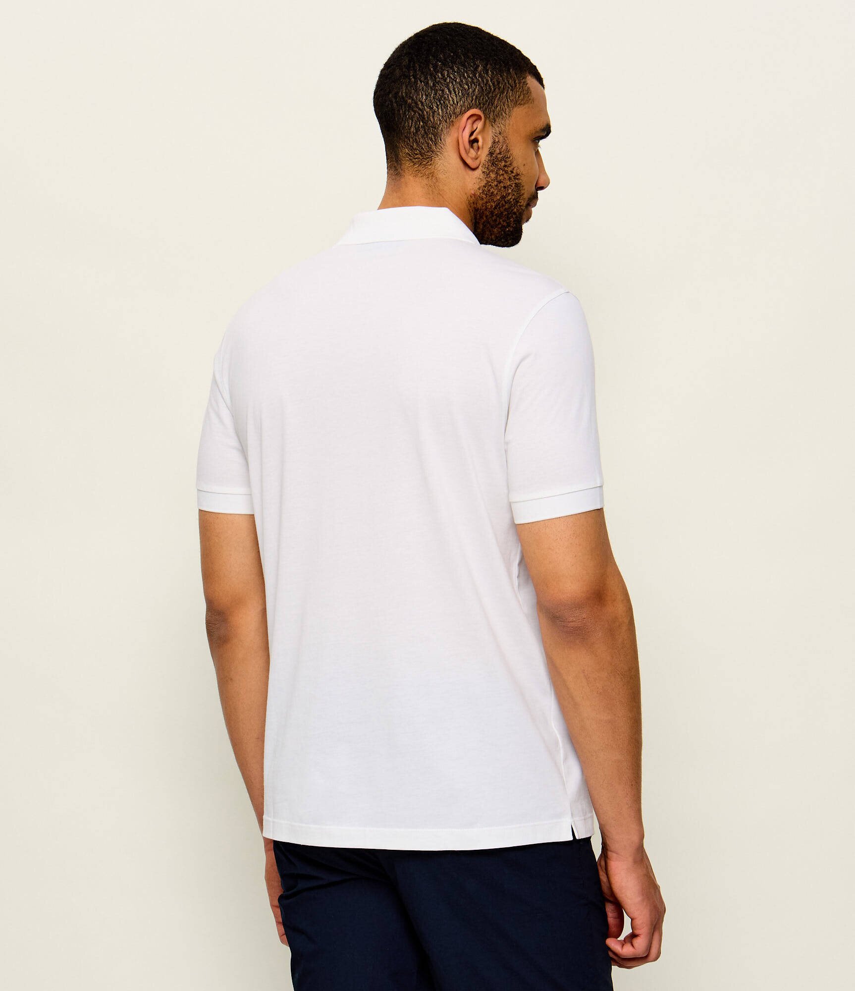 BOSS Black Polo Ponti 75_DB | BOSS X David Beckham | regular fit cu adaos de mătase