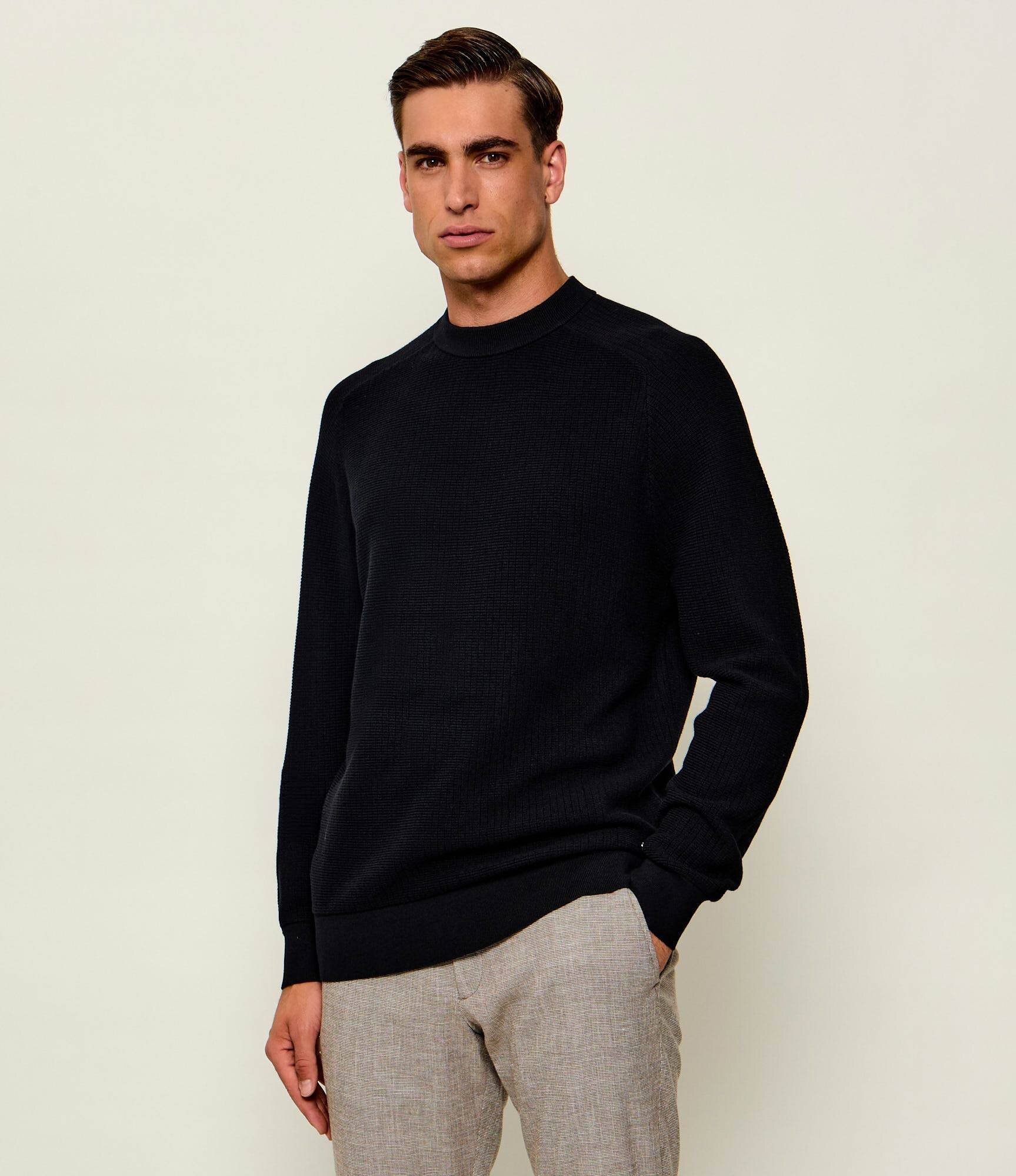 BOSS Black Pulover C-Lacerbo | regular fit cu adaos de lână
