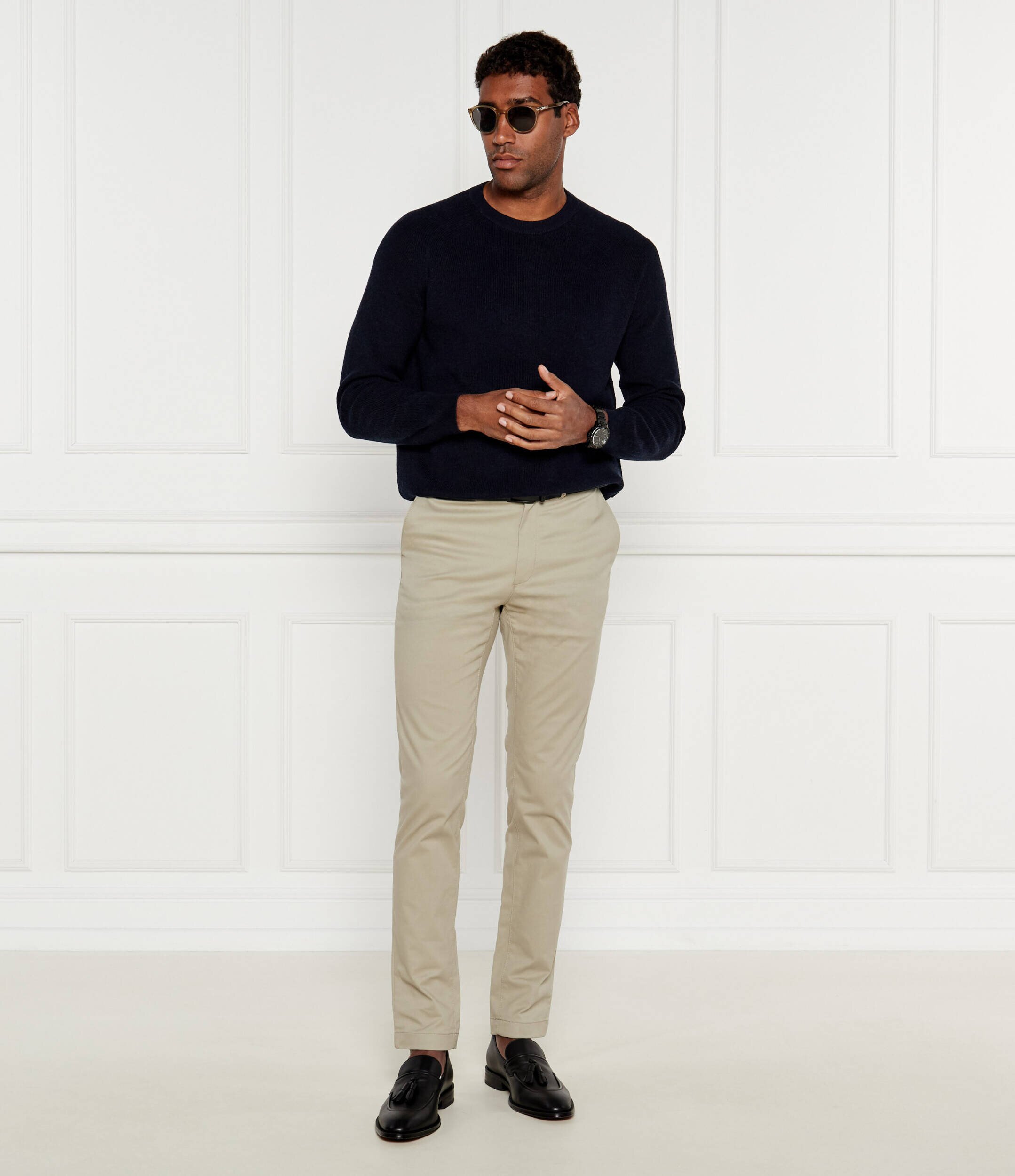 BOSS Black Pulover Derlino | Regular Fit cu adaos de lână