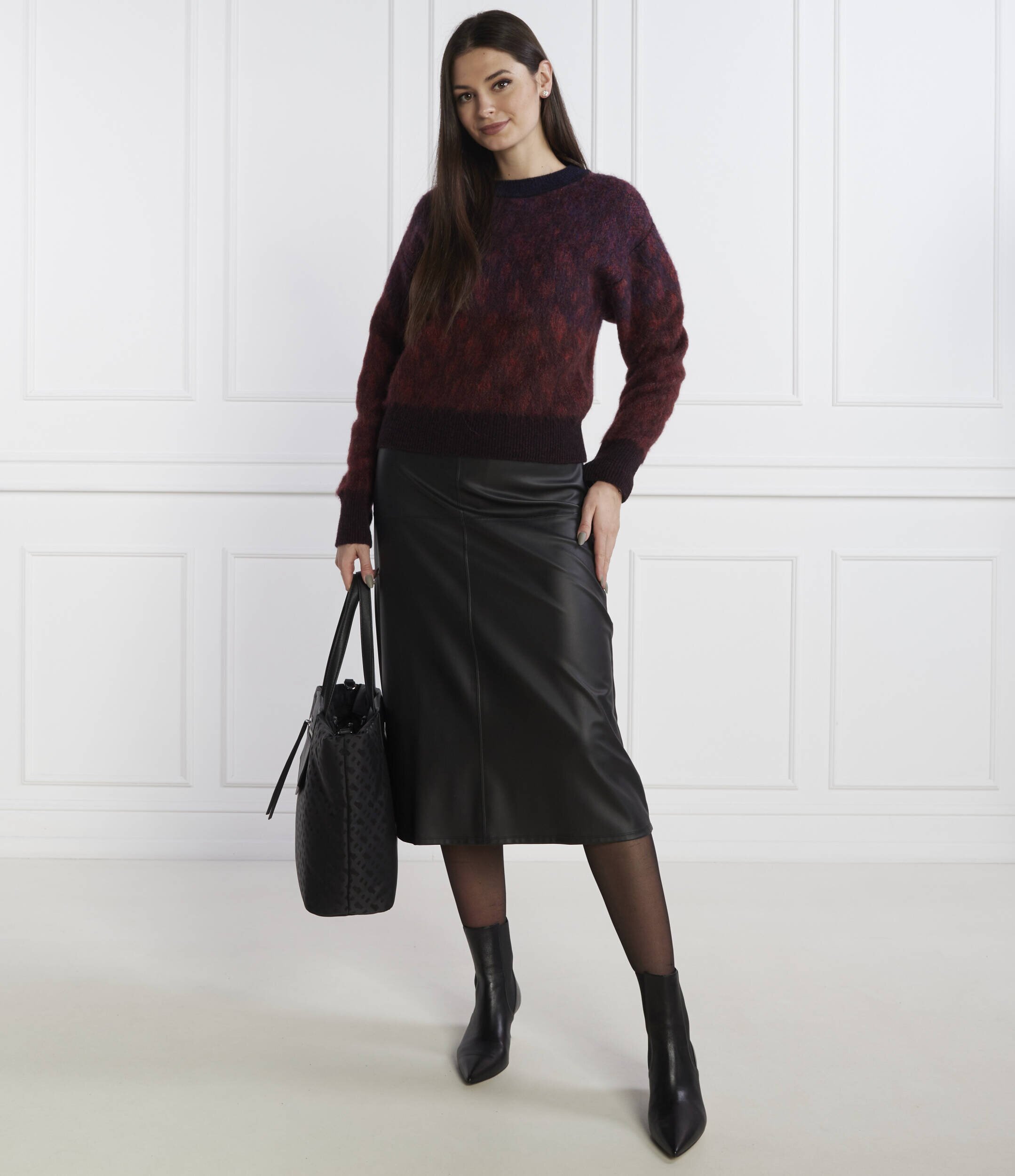 BOSS Black Pulover Fortan | Regular Fit cu adaos de lână